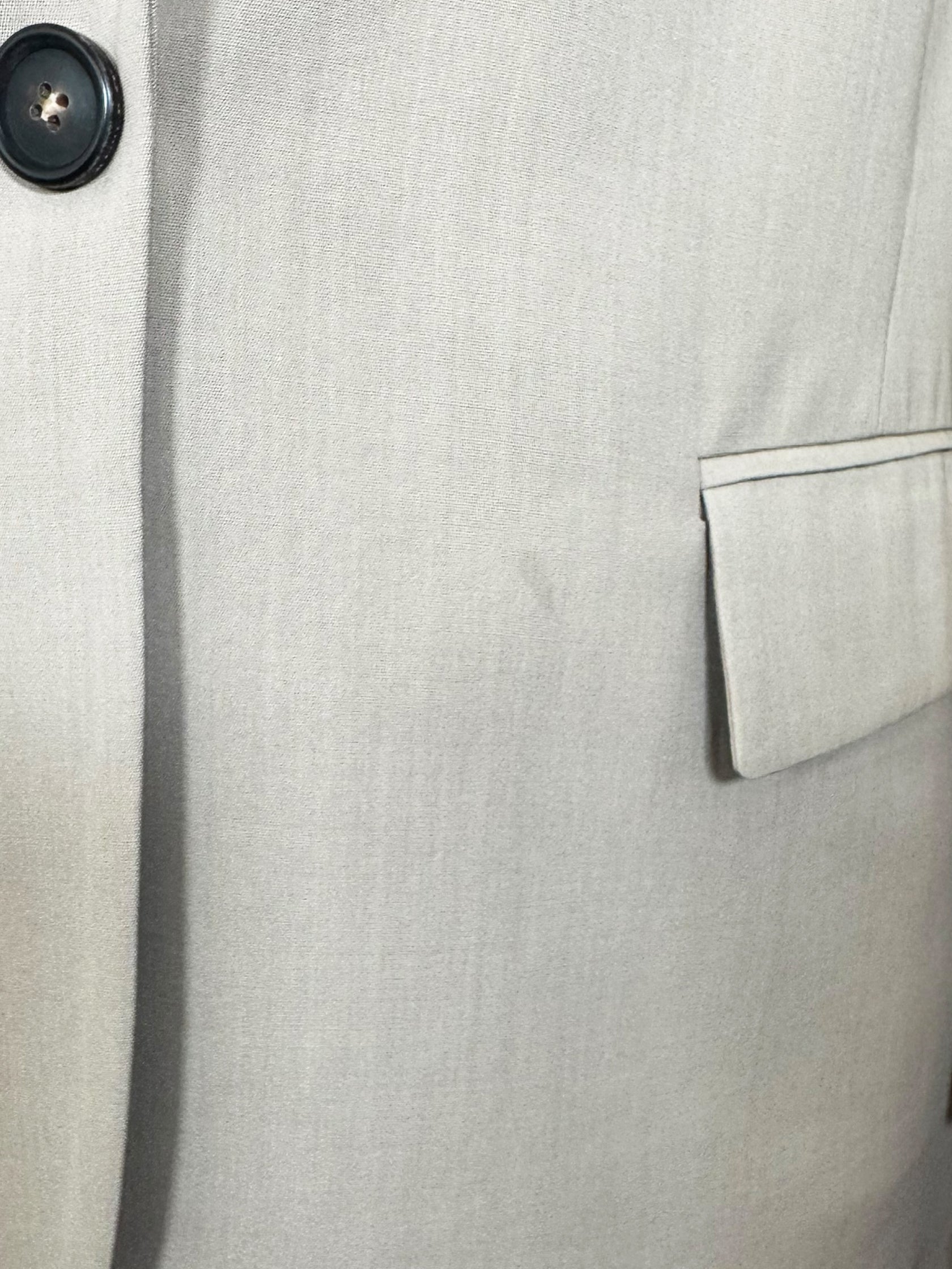 Wool Single-Breasted Blazer