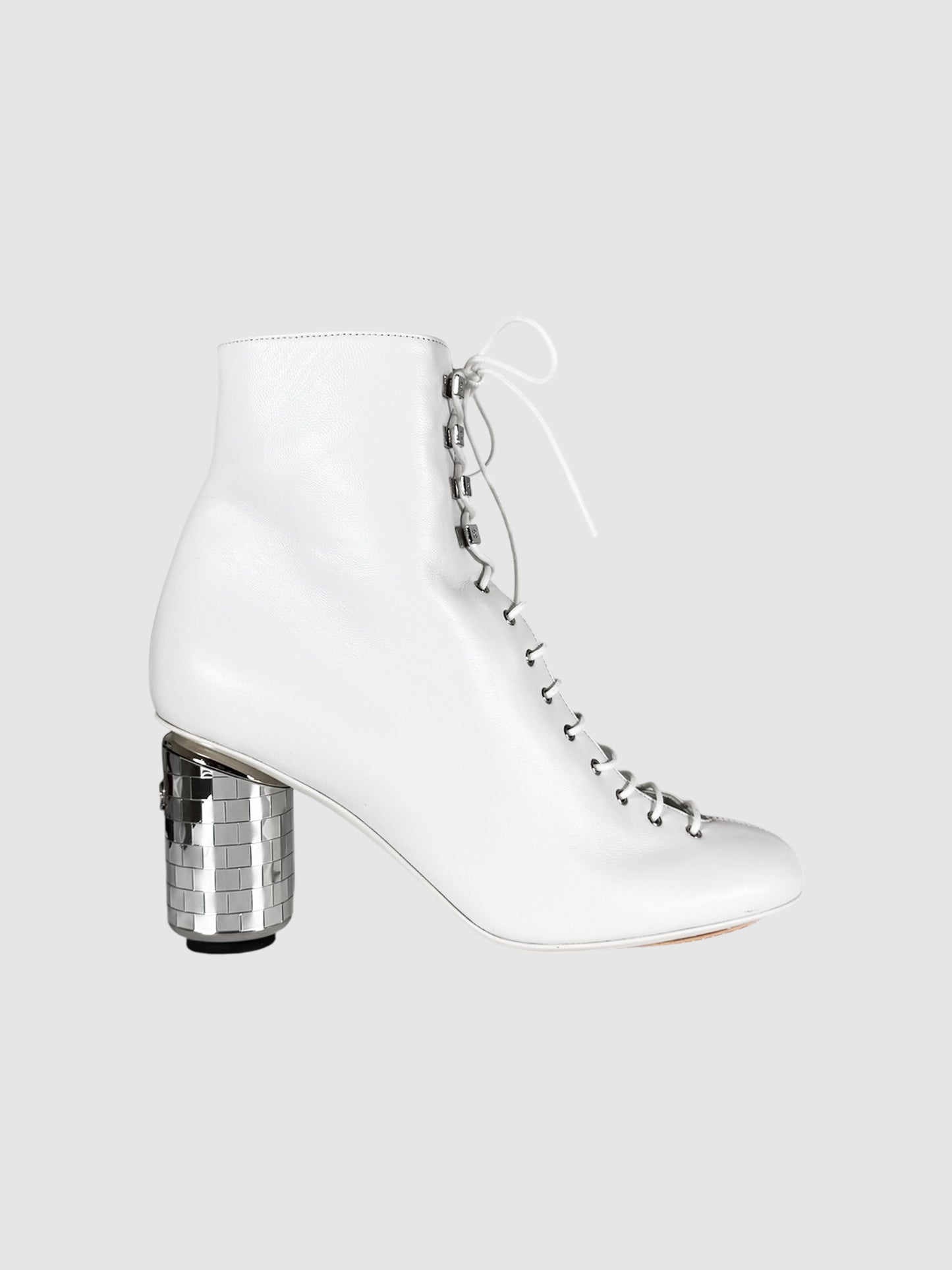 Leather Lace-Up Boots