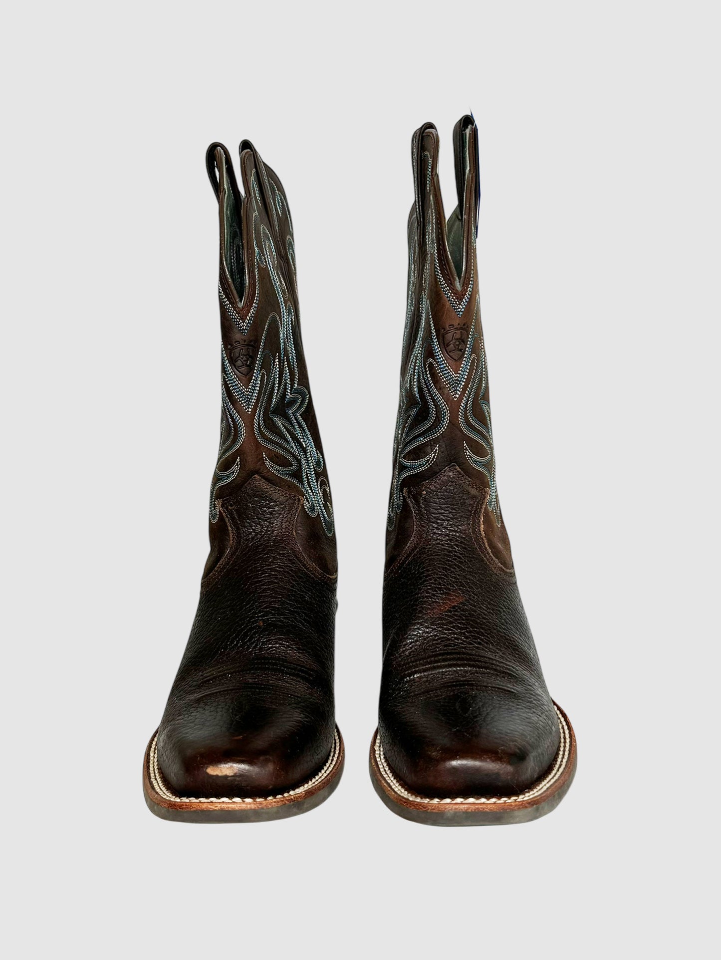 Leather Western Boots - Size 37.5
