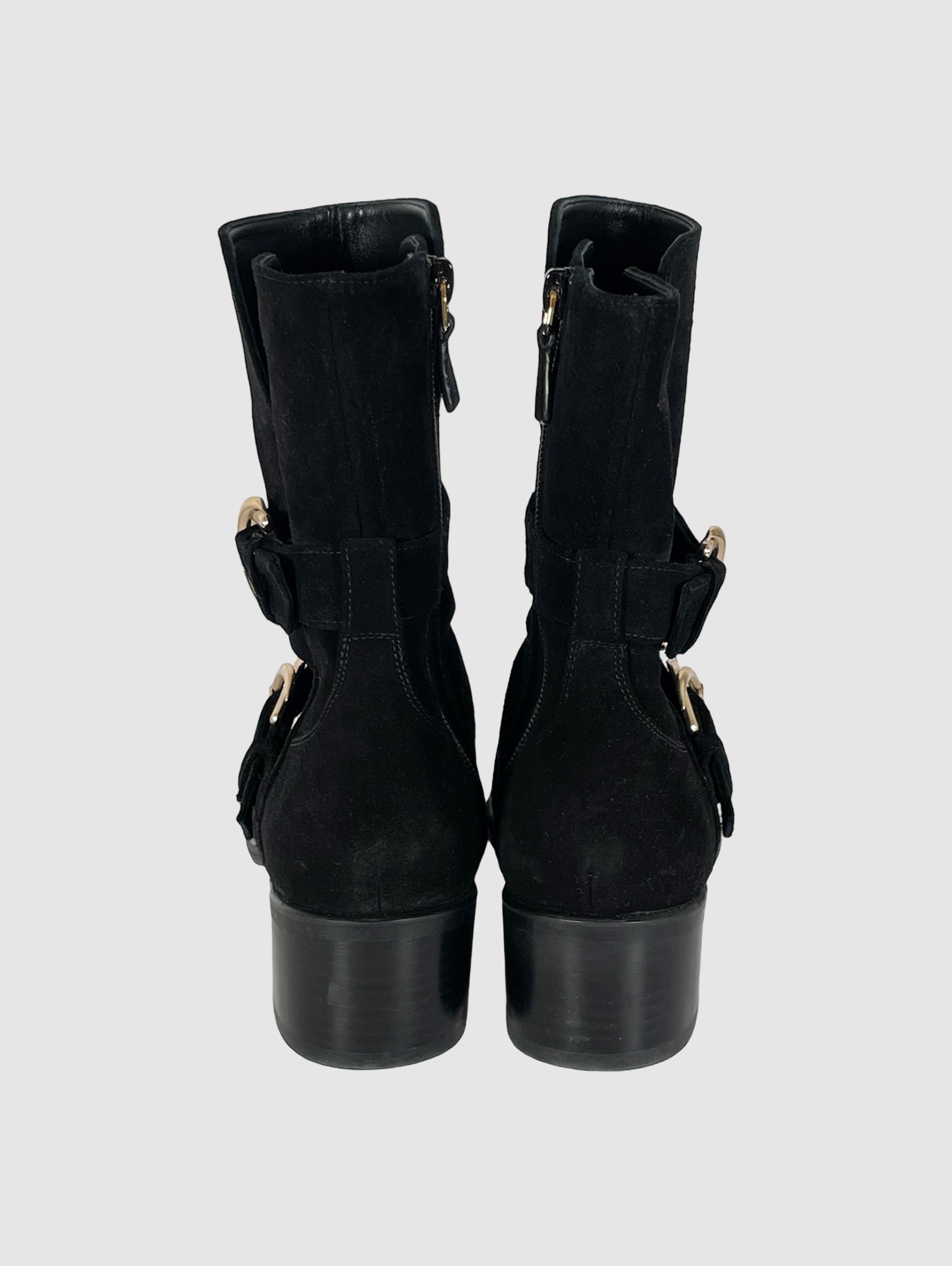 Stuart Weitzman Suede Ankle Boots - Size 7.5