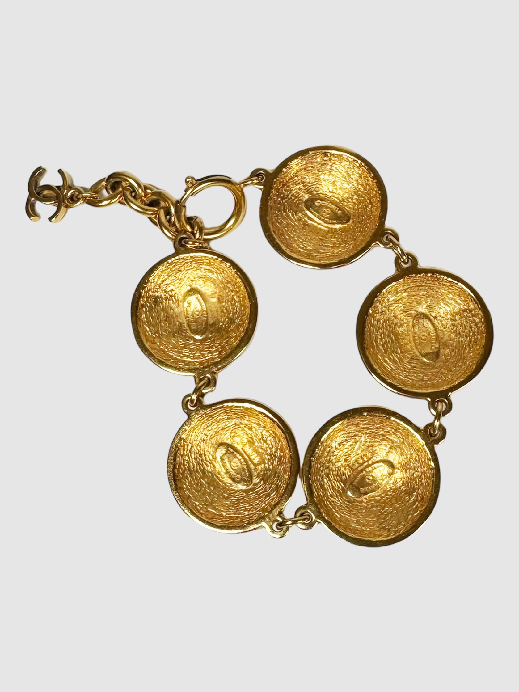 1980 Quilted Medallion Bracelet
