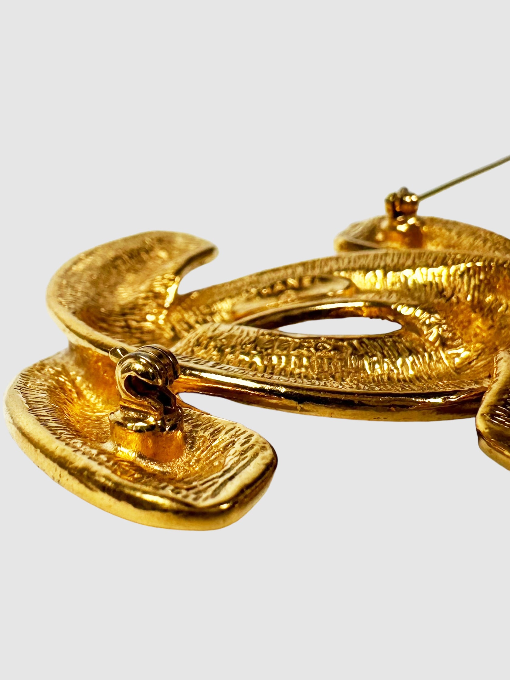 1990-2000s CC Quilted Brooch