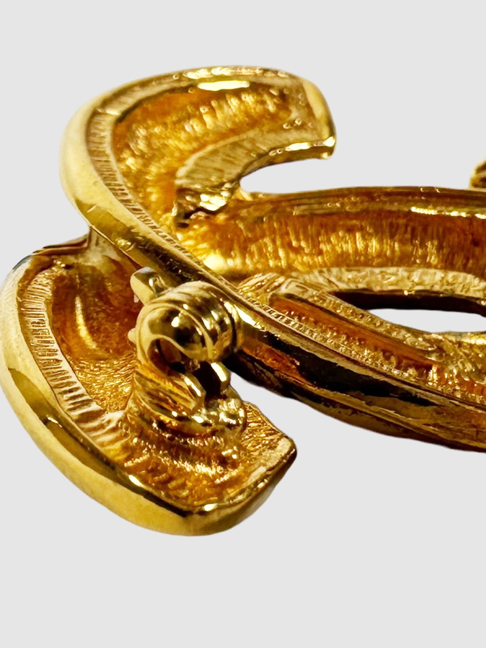 1990-2000s CC Quilted Brooch