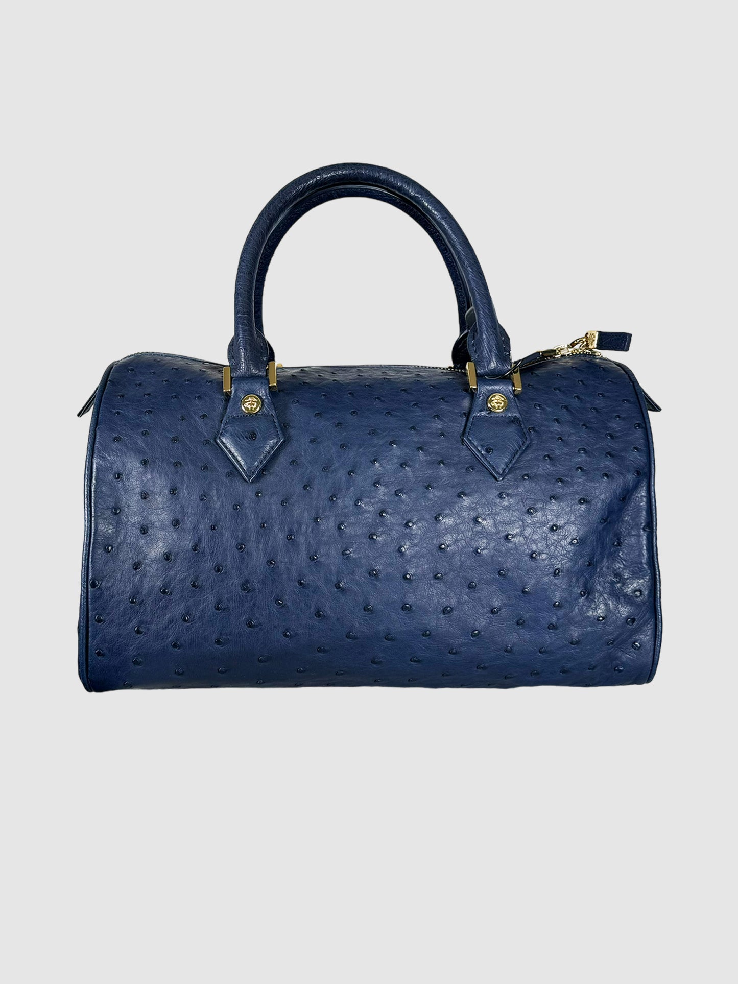 Ostrich Barrel Bag