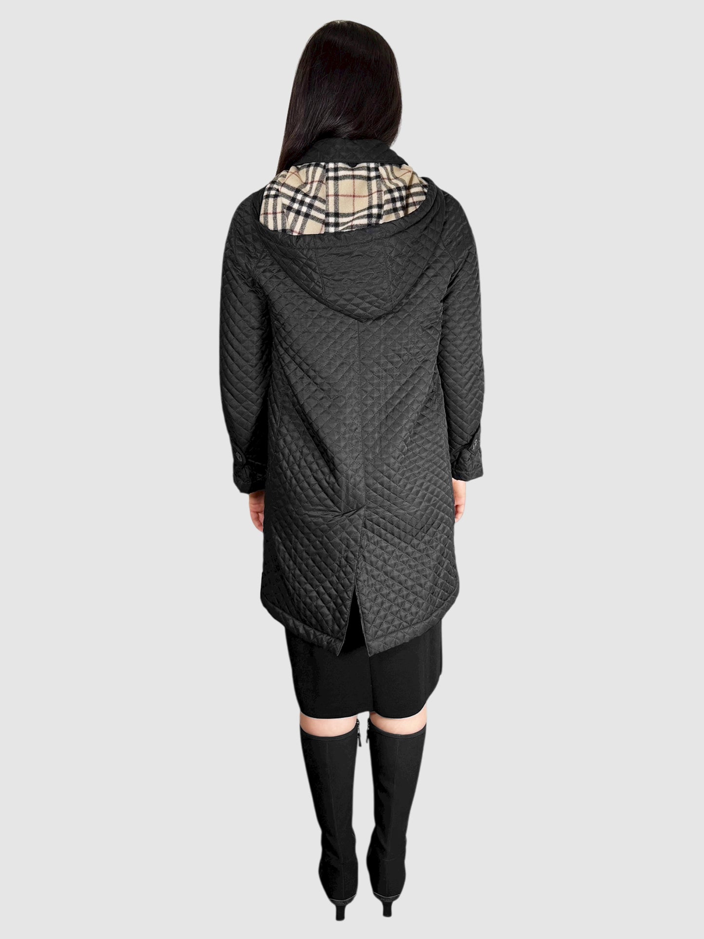Quilted Single-Breasted Jacket