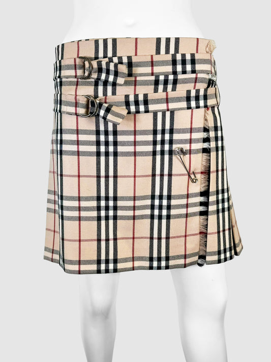 House Check Mini Skirt - Size 10