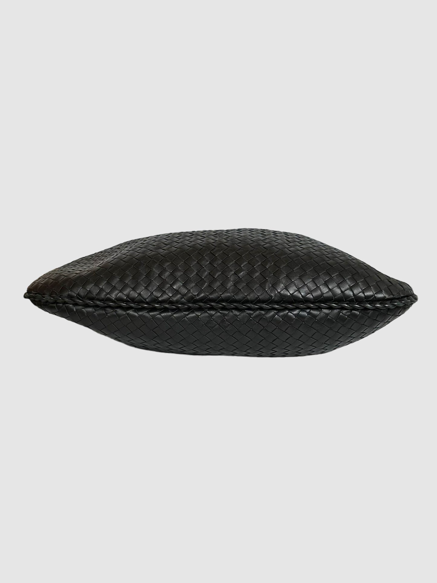 Intrecciato Leather Hobo Bag
