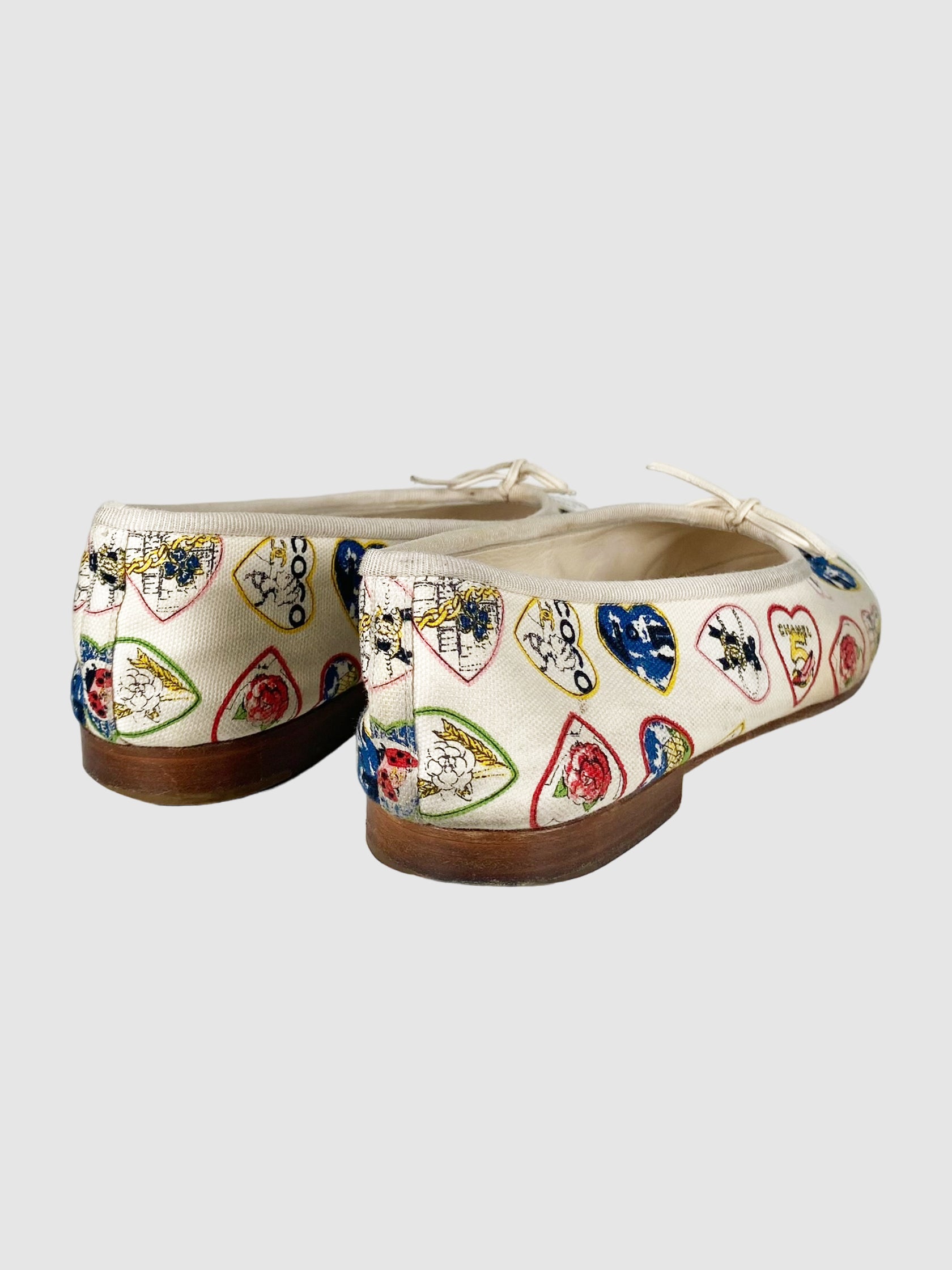 2006 Interlocking CC Logo Flats - Size 38