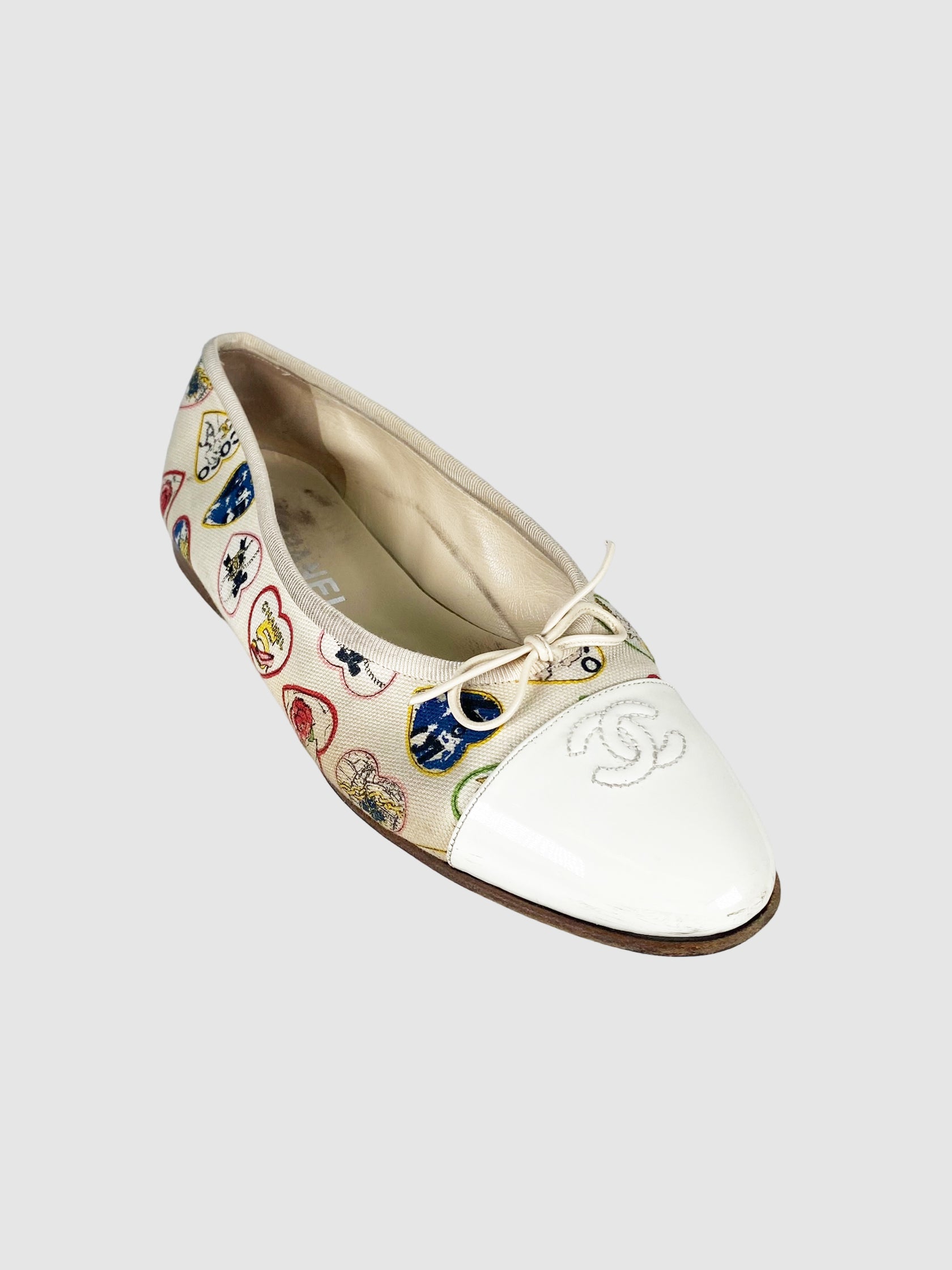 2006 Interlocking CC Logo Flats - Size 38