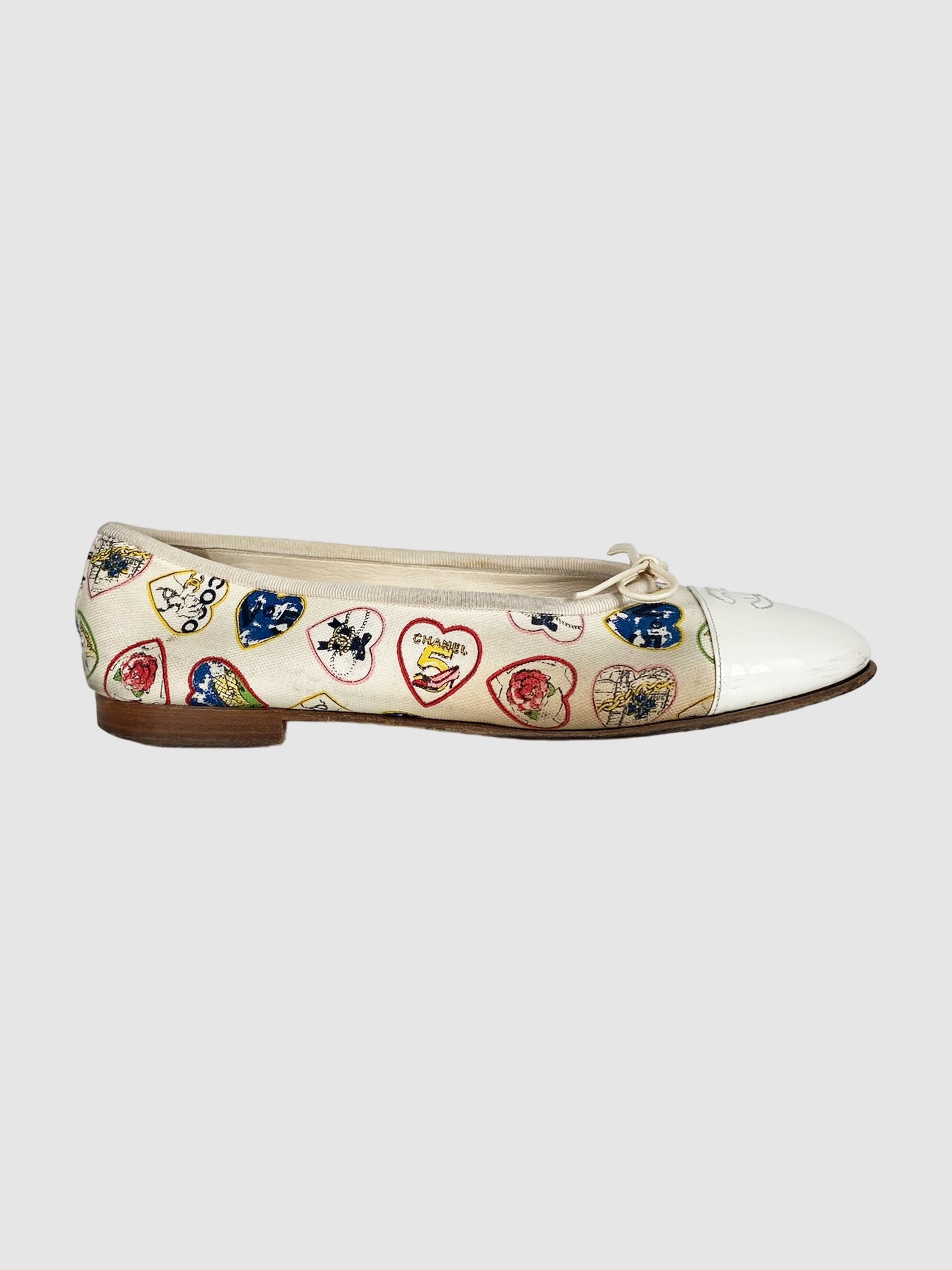 2006 Interlocking CC Logo Flats - Size 38