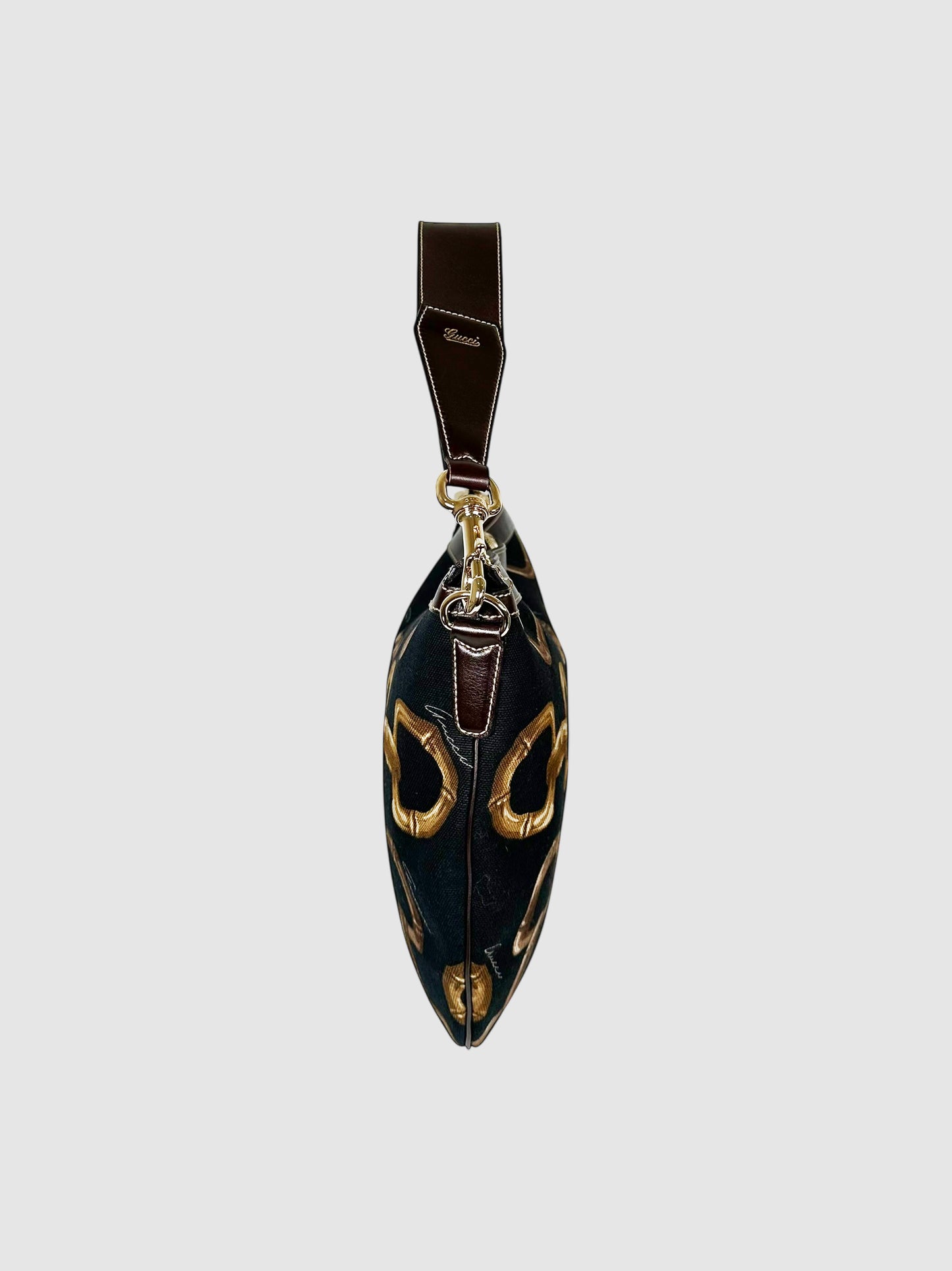 Horsebit Print Bag