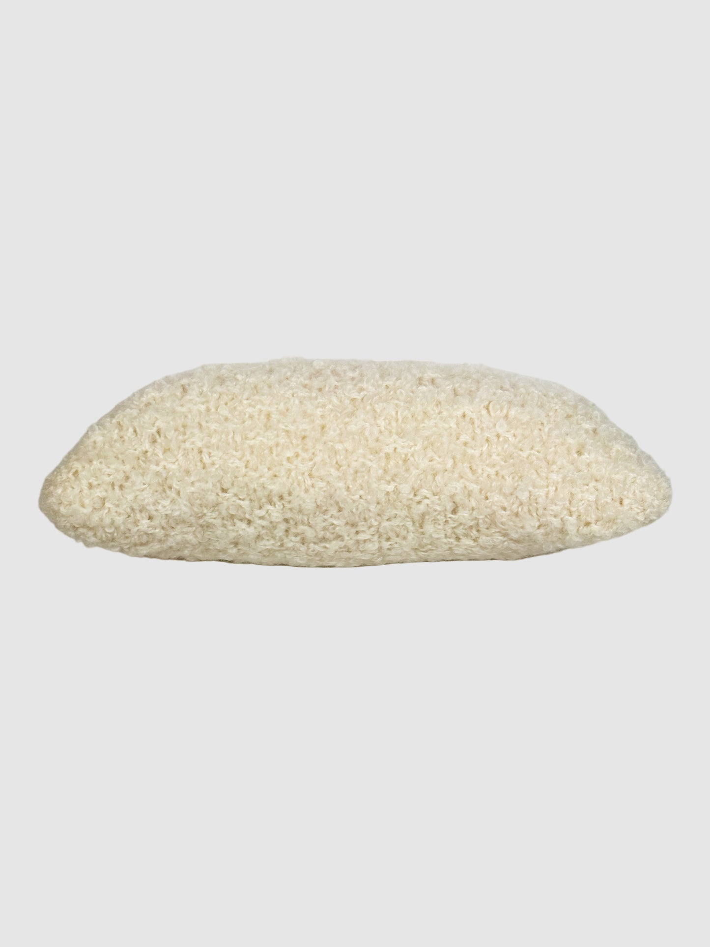 Caterina Bertini Shearling Clutch on Chain