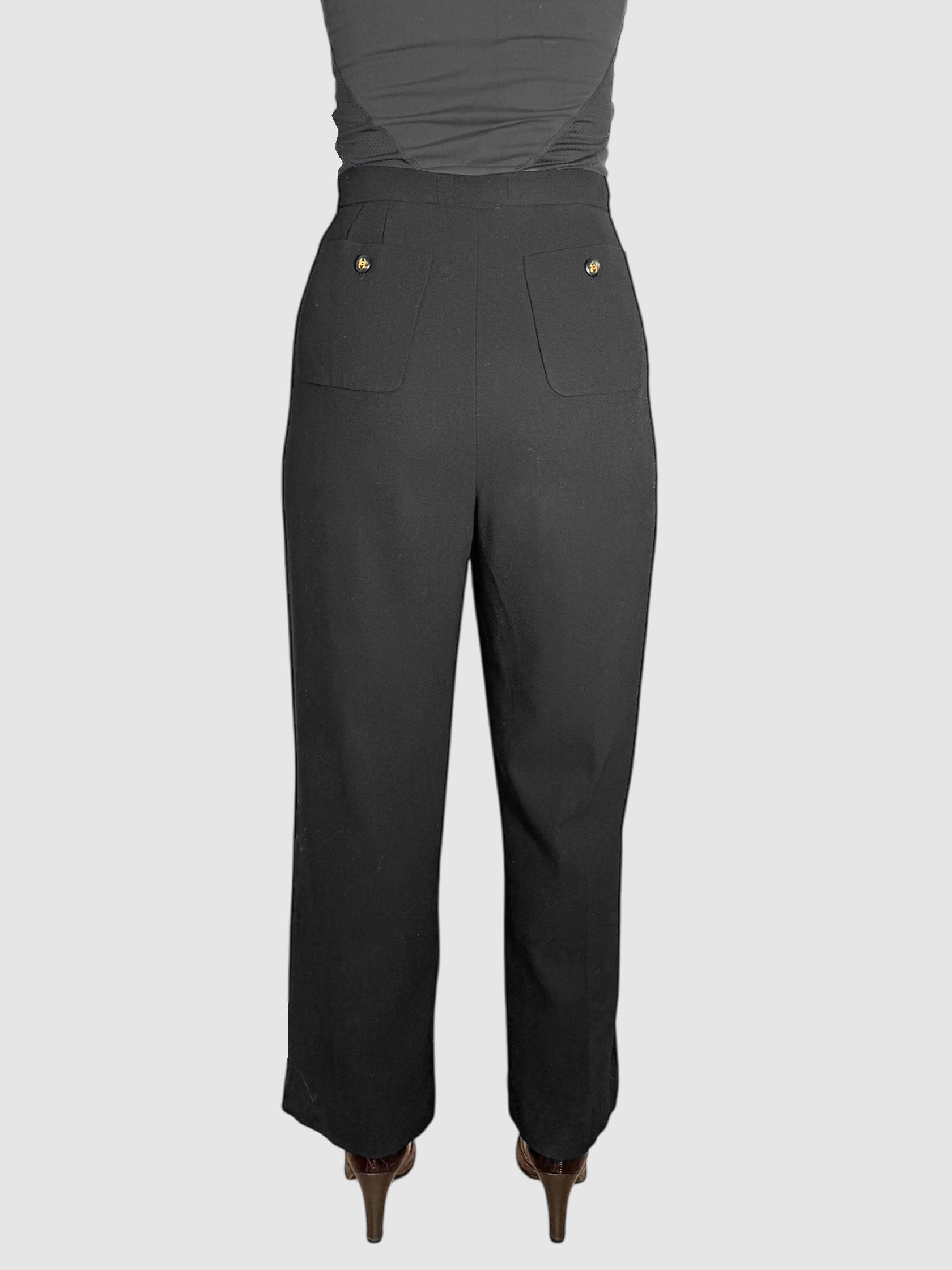 Wide Leg CC Button Pants