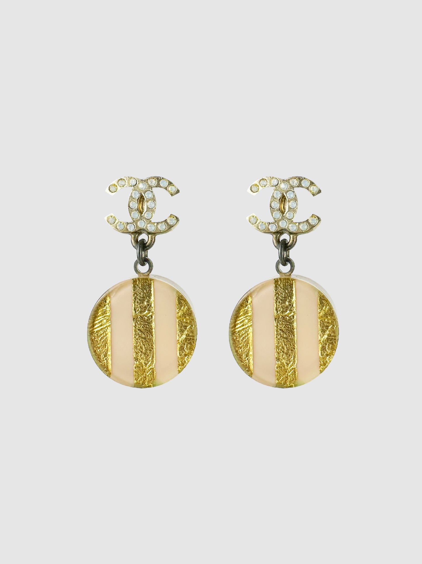 2013 CC Striped Earrings