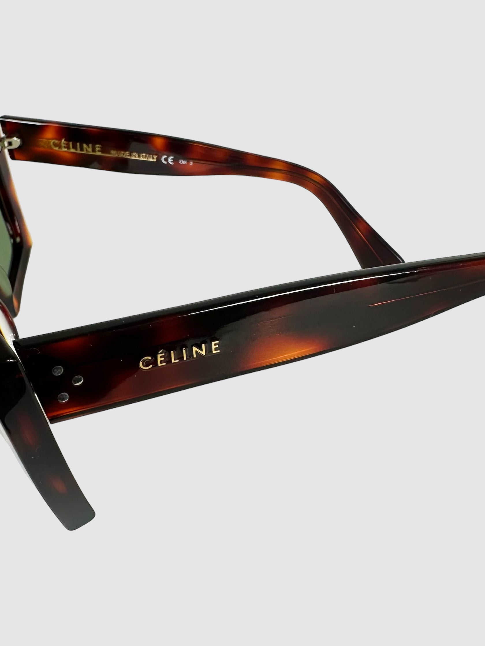 Square Tortoiseshell Sunglasses.