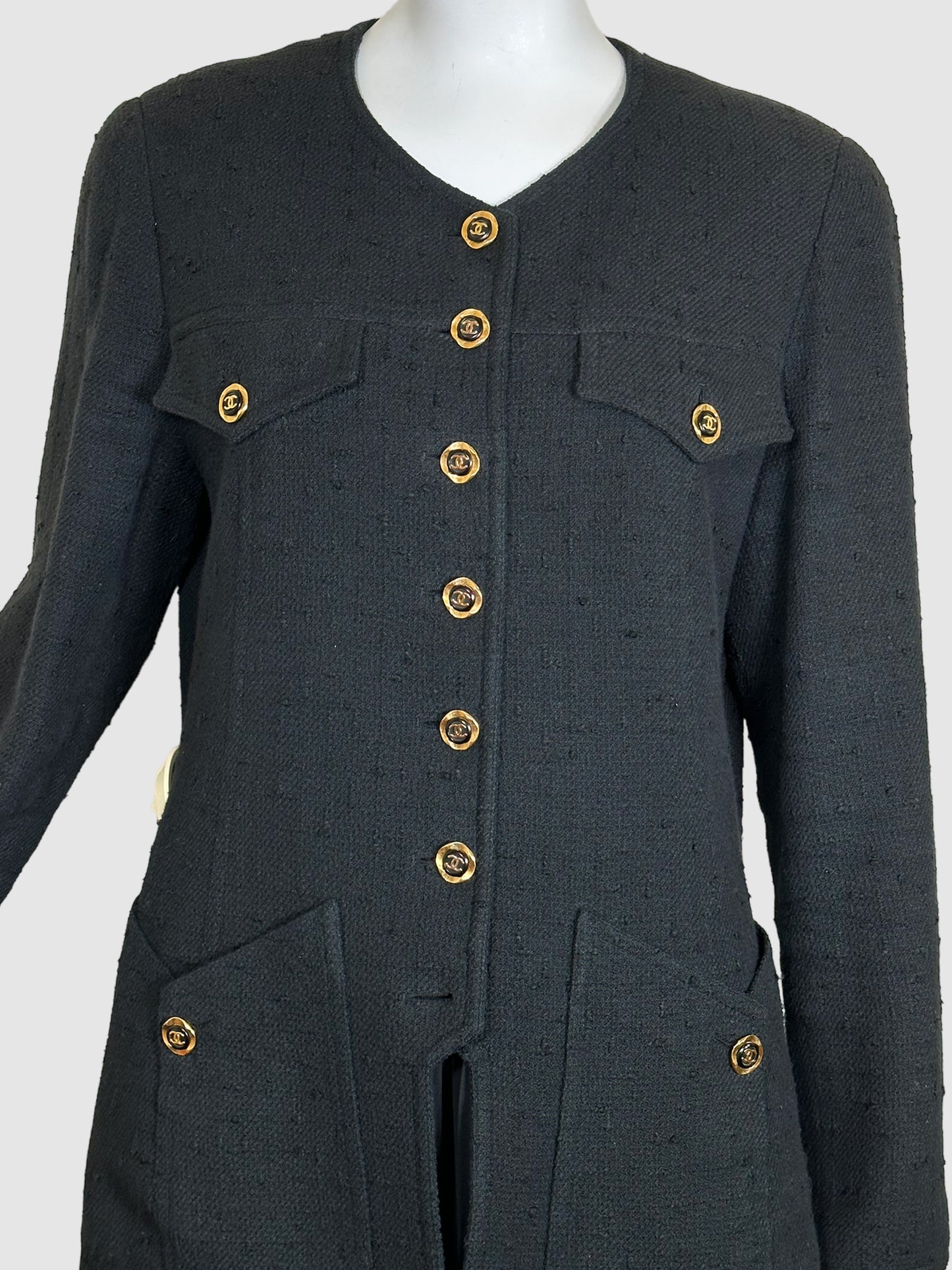 Single-Breasted Tailored Blazer - Size 44