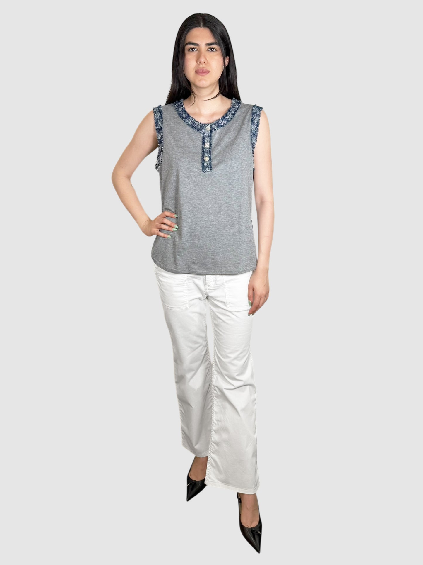 2014 Tweed Hem Top