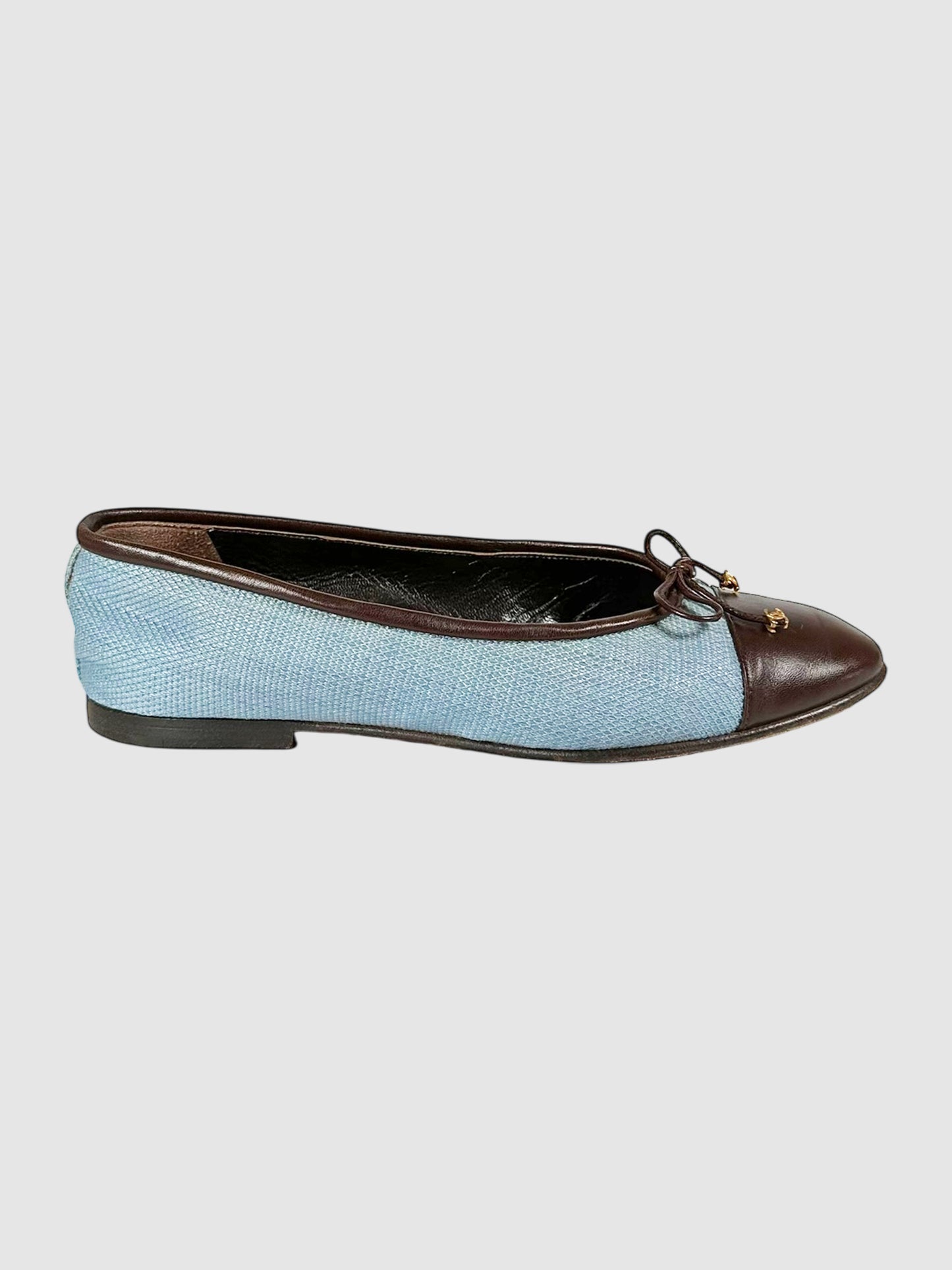 Tweed Cap Toe Flats