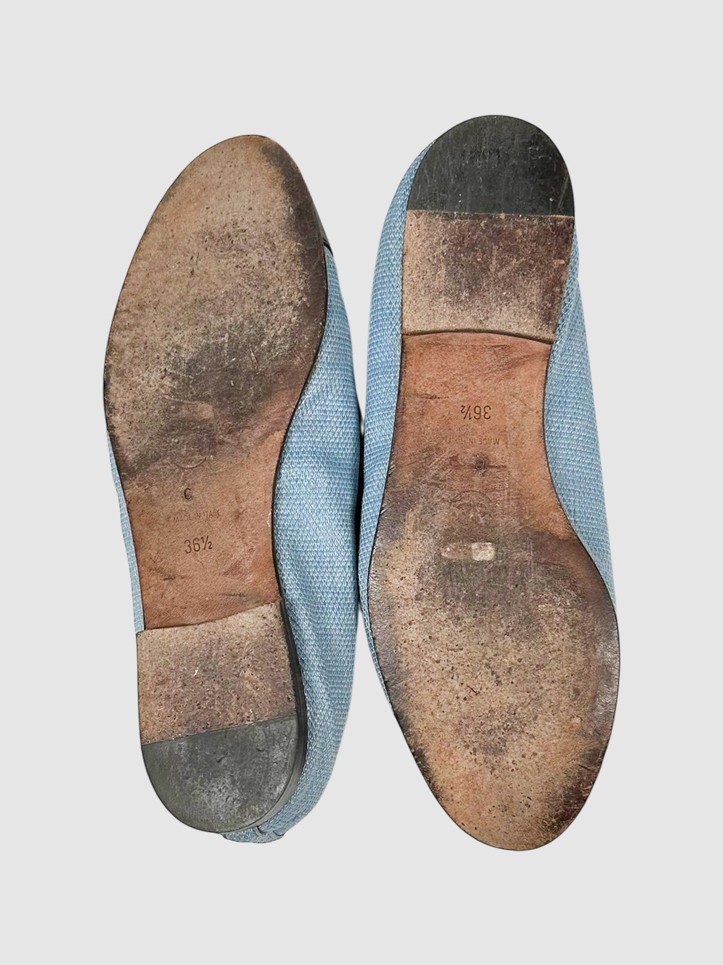 Tweed Cap Toe Flats