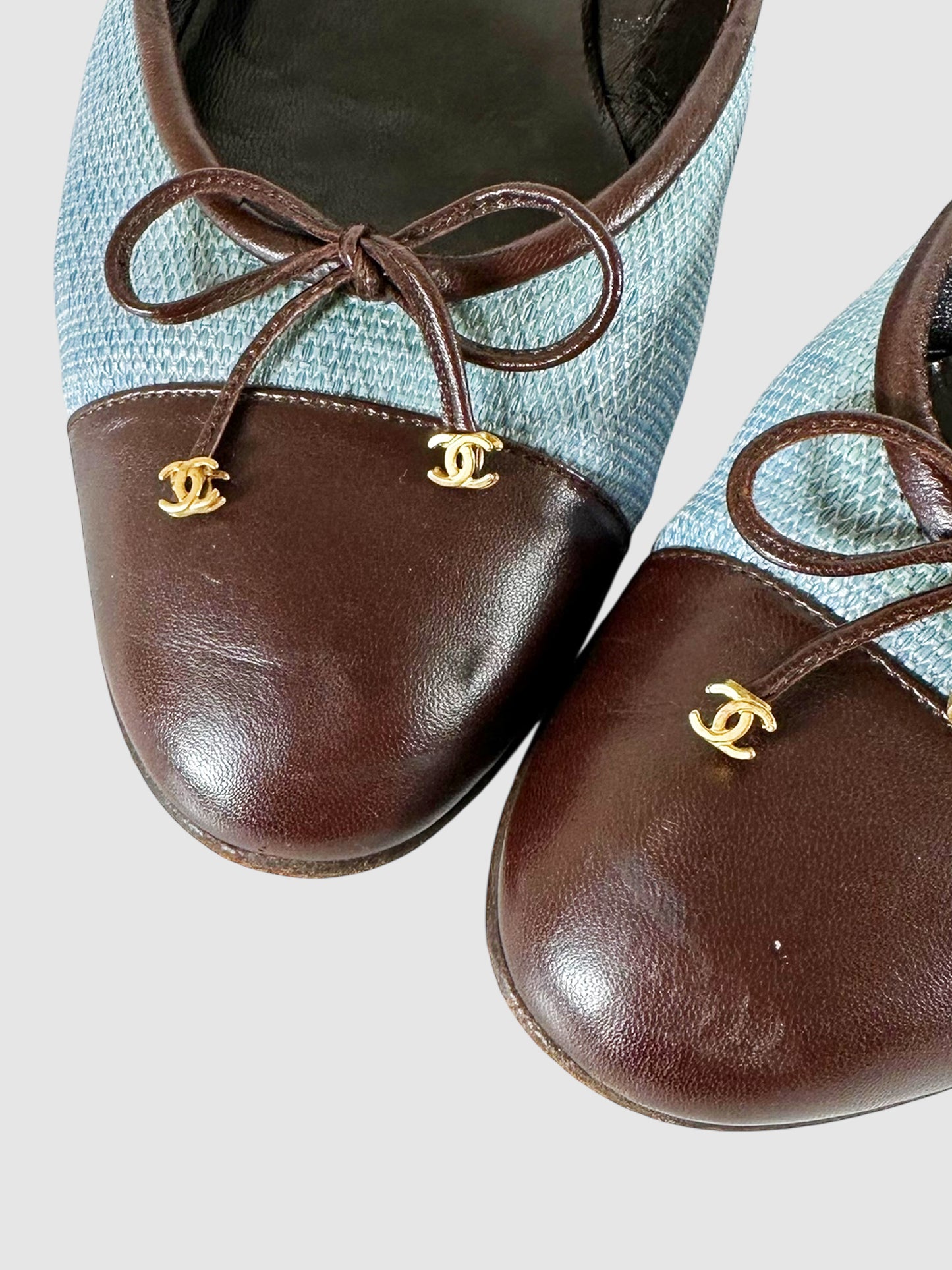 Tweed Cap Toe Flats