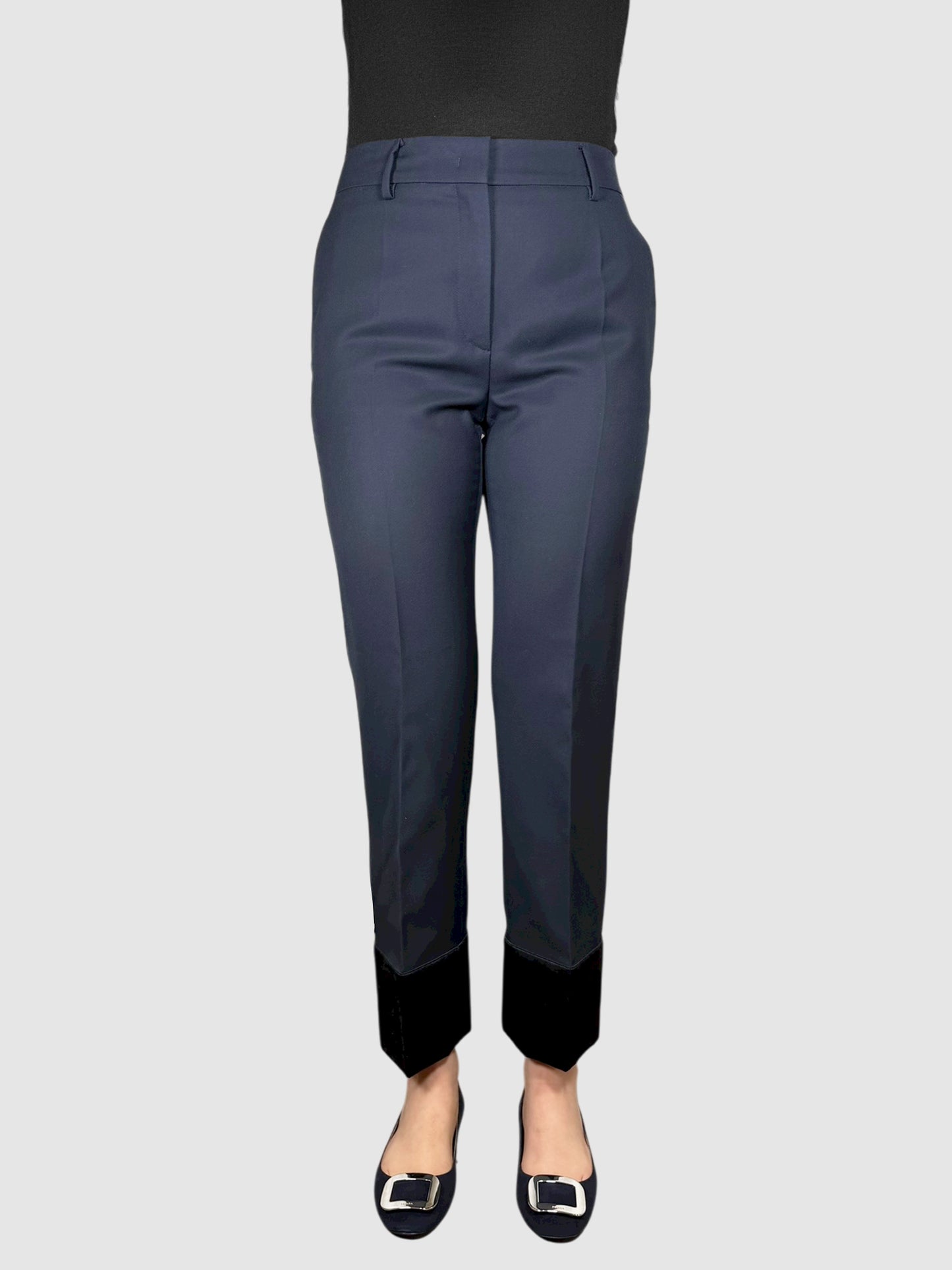 Wool Pleated Pants