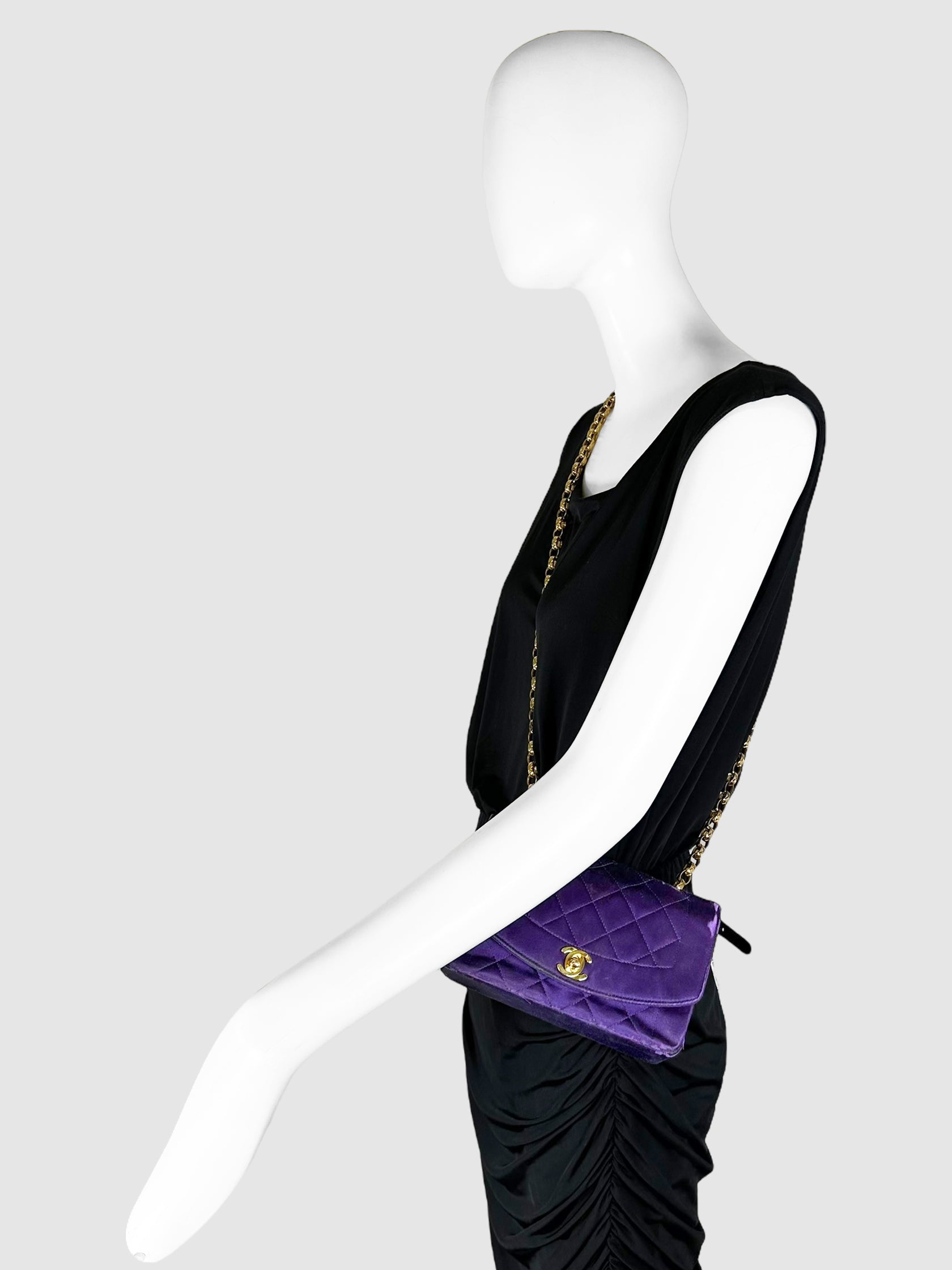 1989-1991 24K Gold Chain Strap Bag