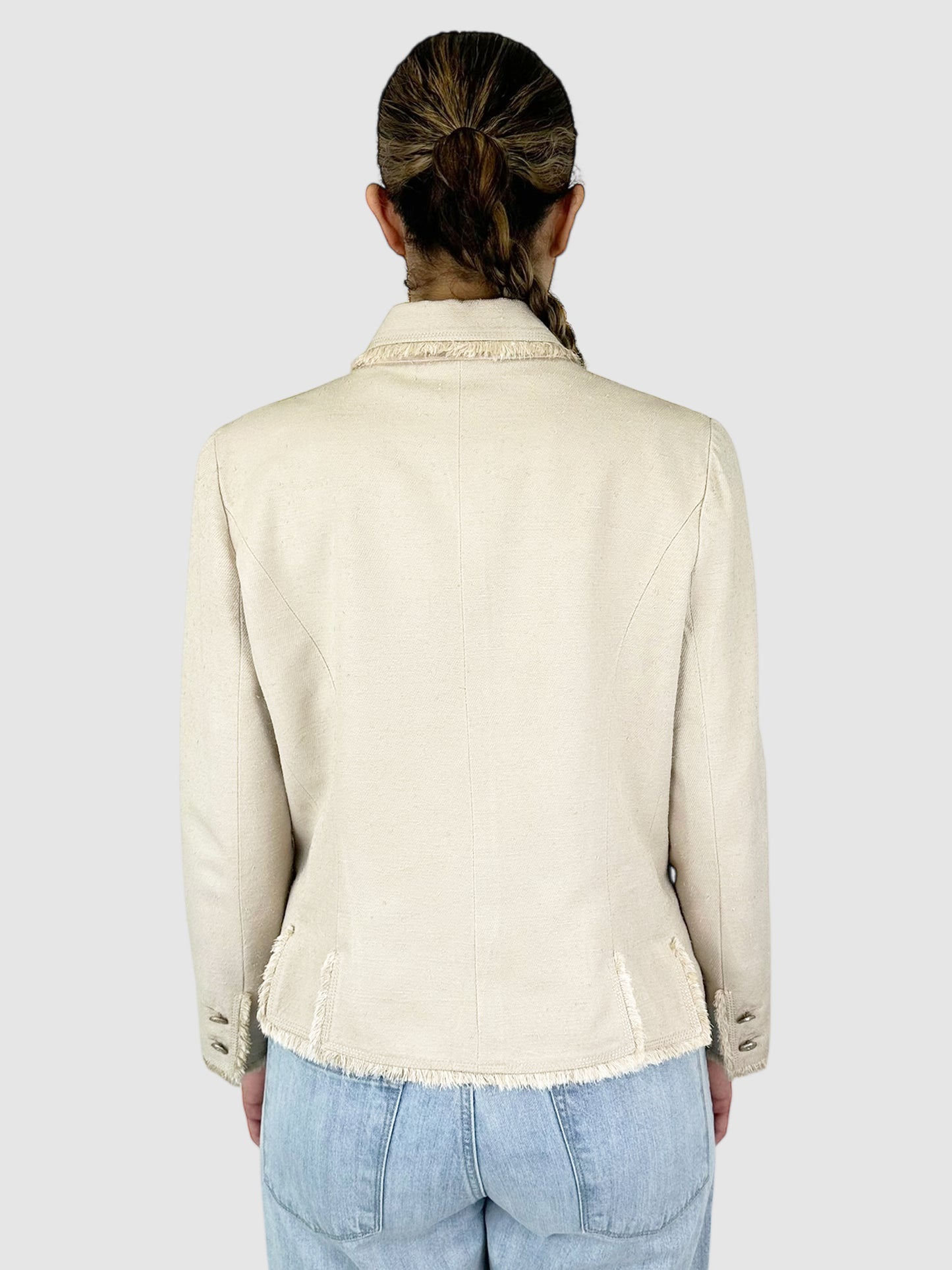 Fringed Silk Jacket