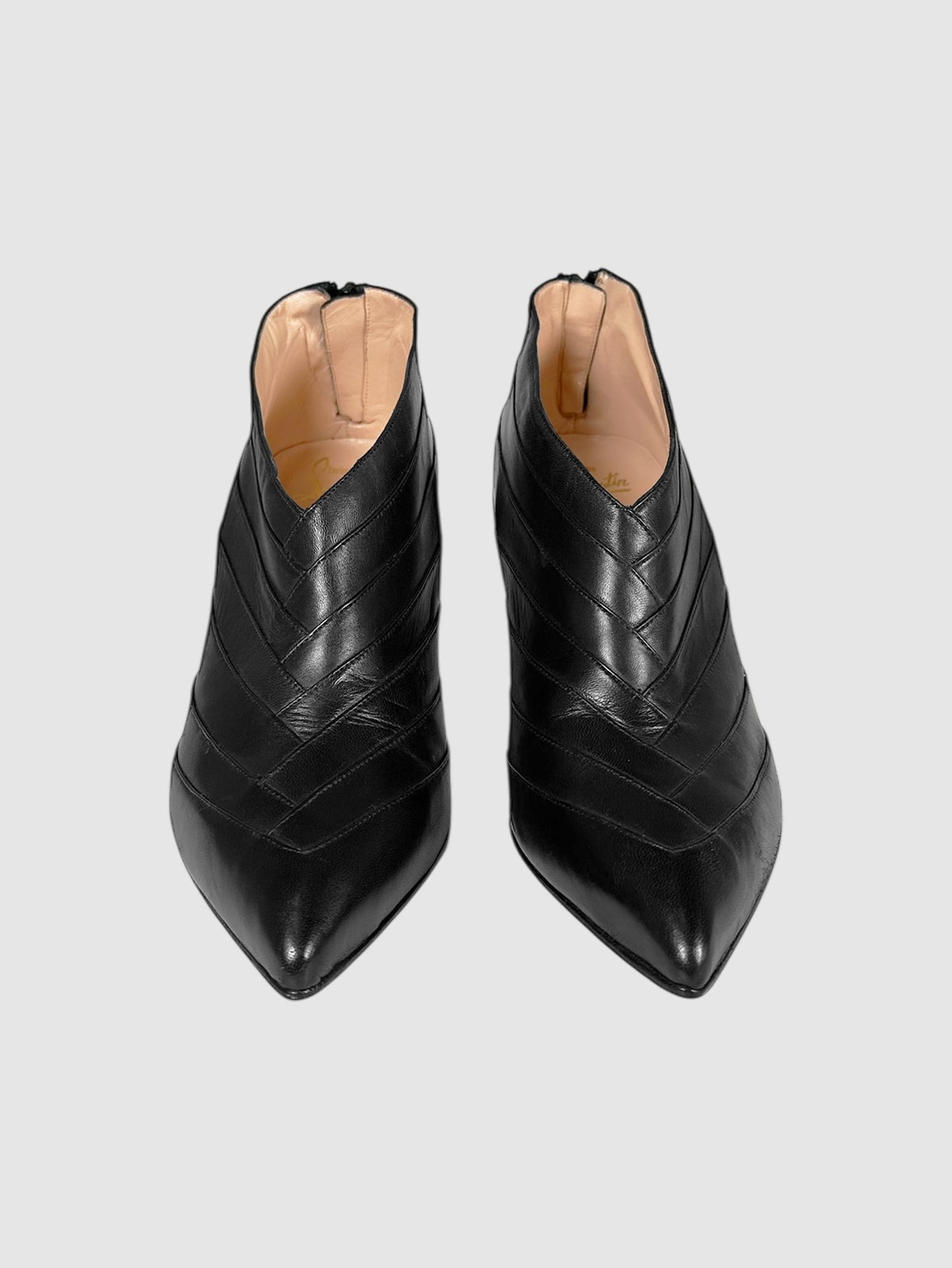 Orniron Heeled Ankle Booties - Size 38.