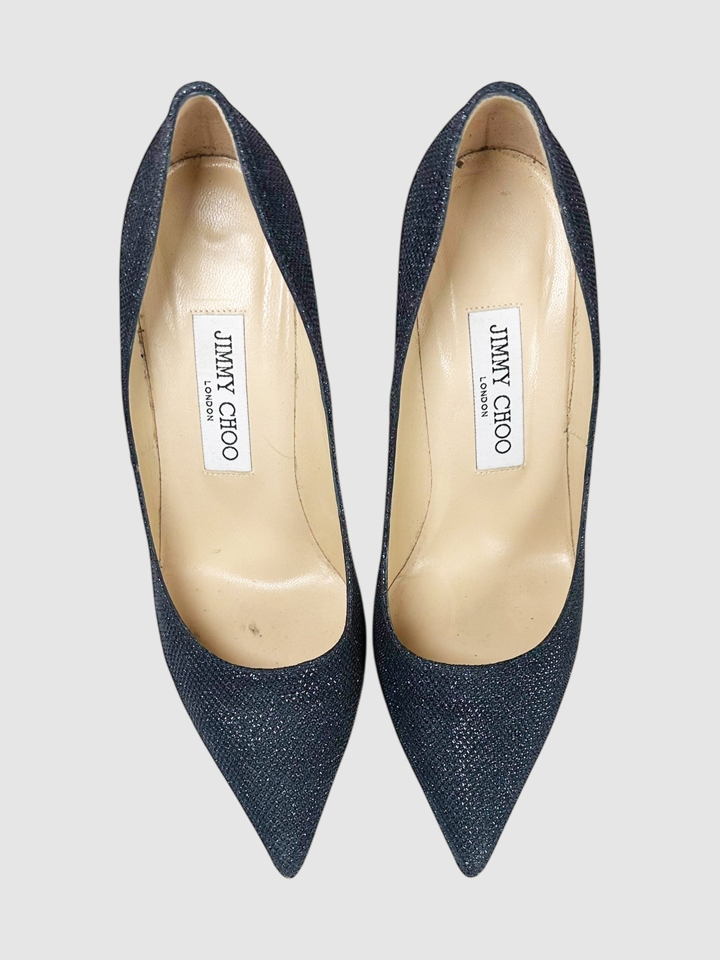 Glitter Agnes Pumps