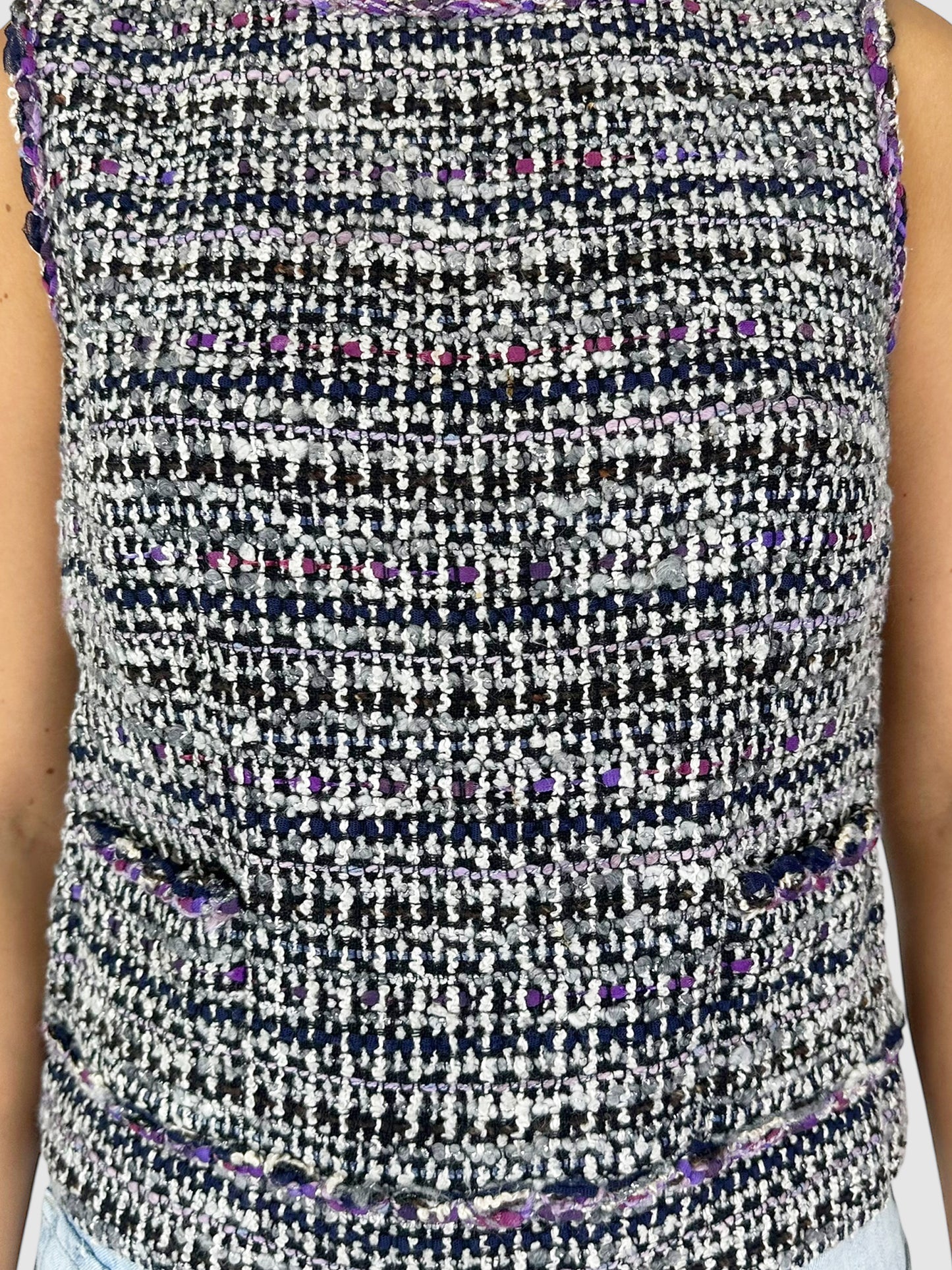 Wool/Silk Tweed Top