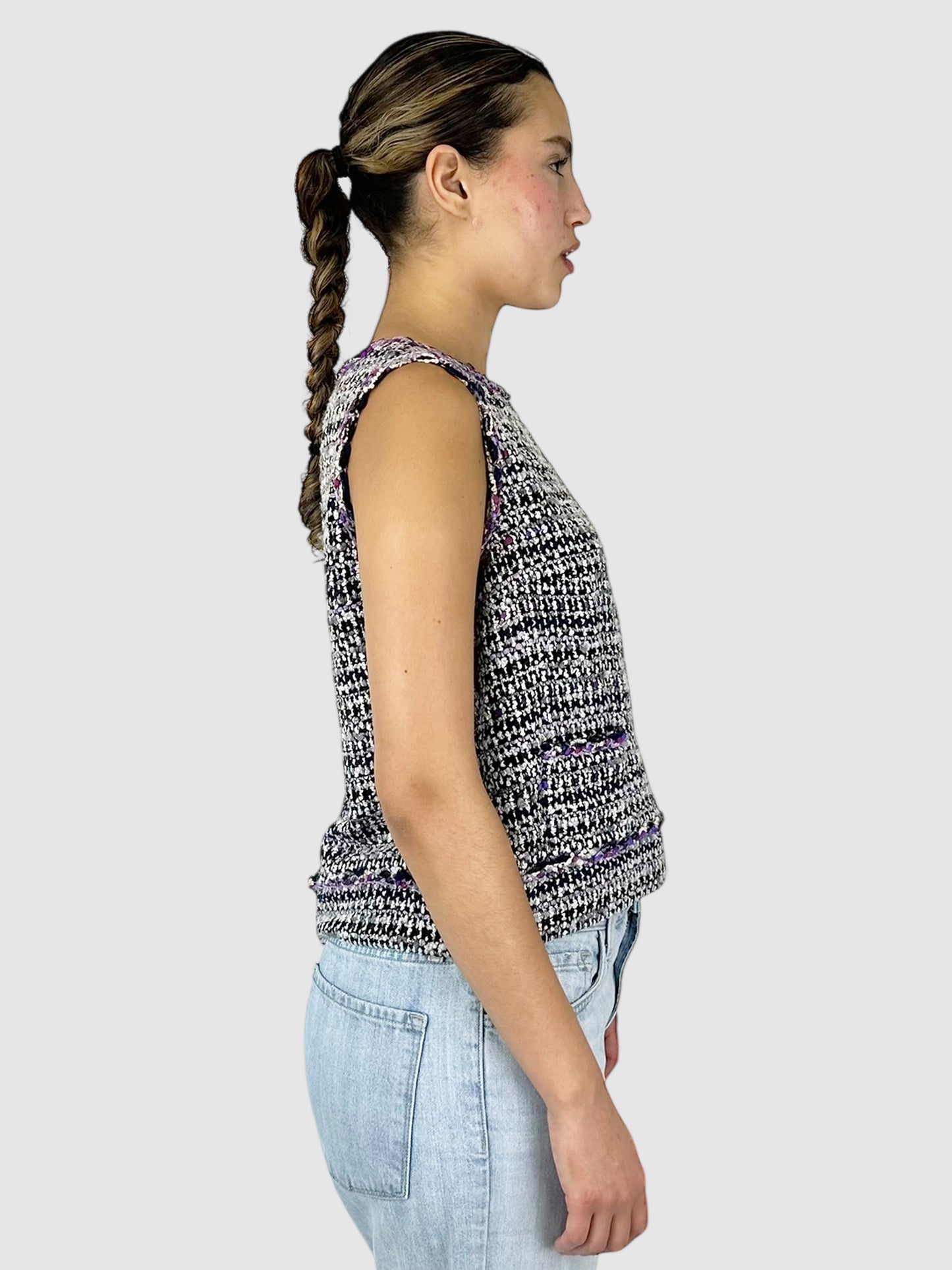 Wool/Silk Tweed Top