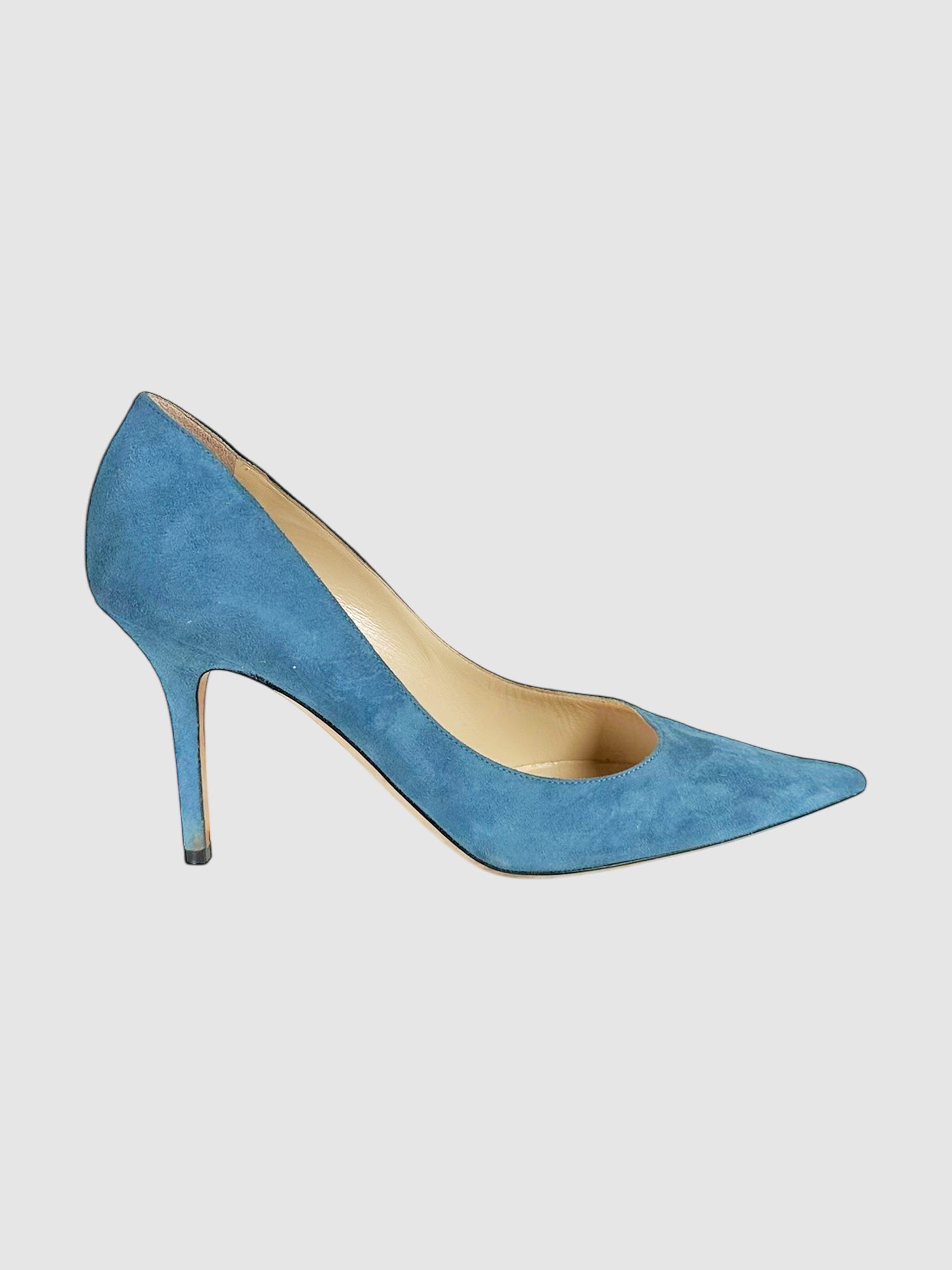 Suede Romy Pumps
