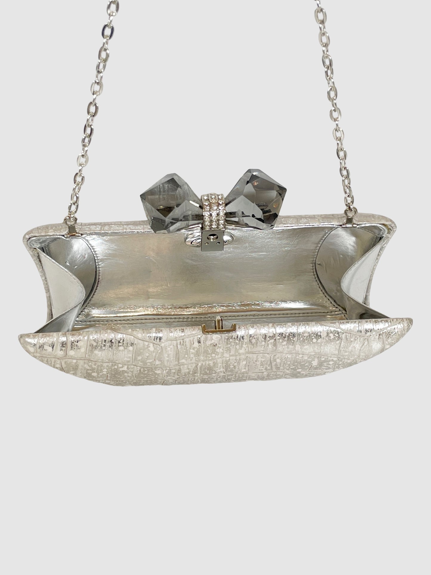 Overture Judith Leiber Metallic Clutch