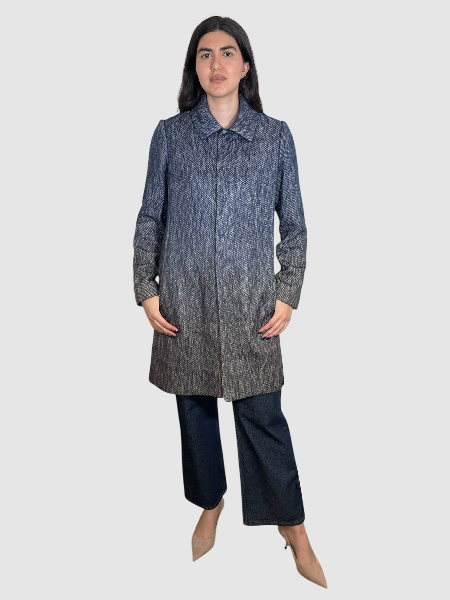 Gradient Wool Coat