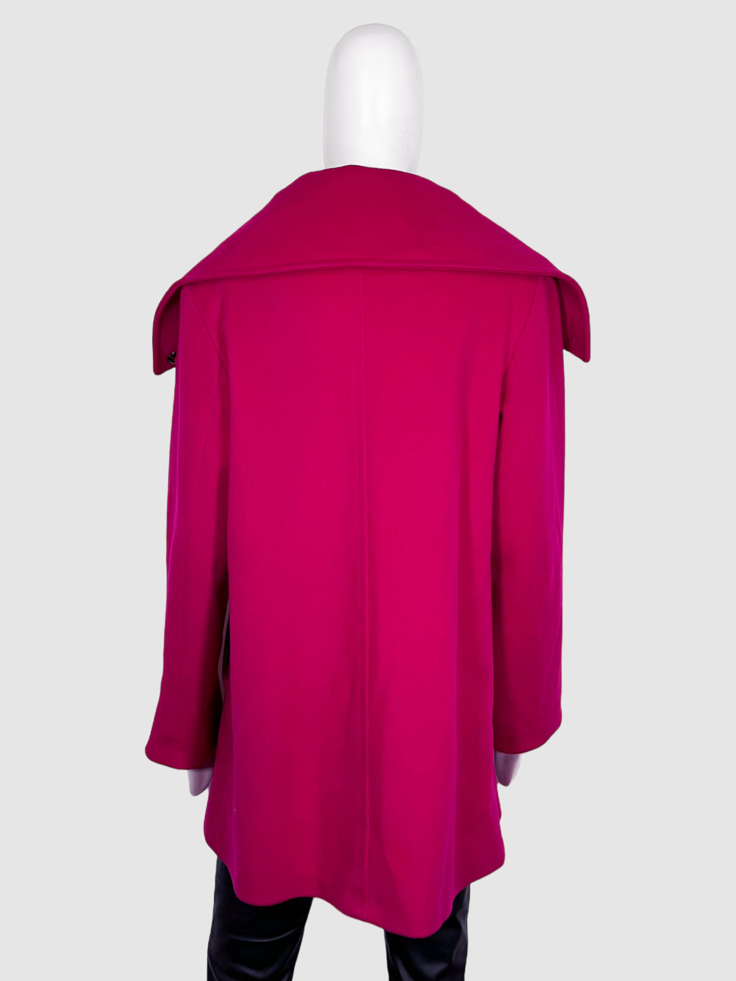 Wool Button-Up Coat - Size 6