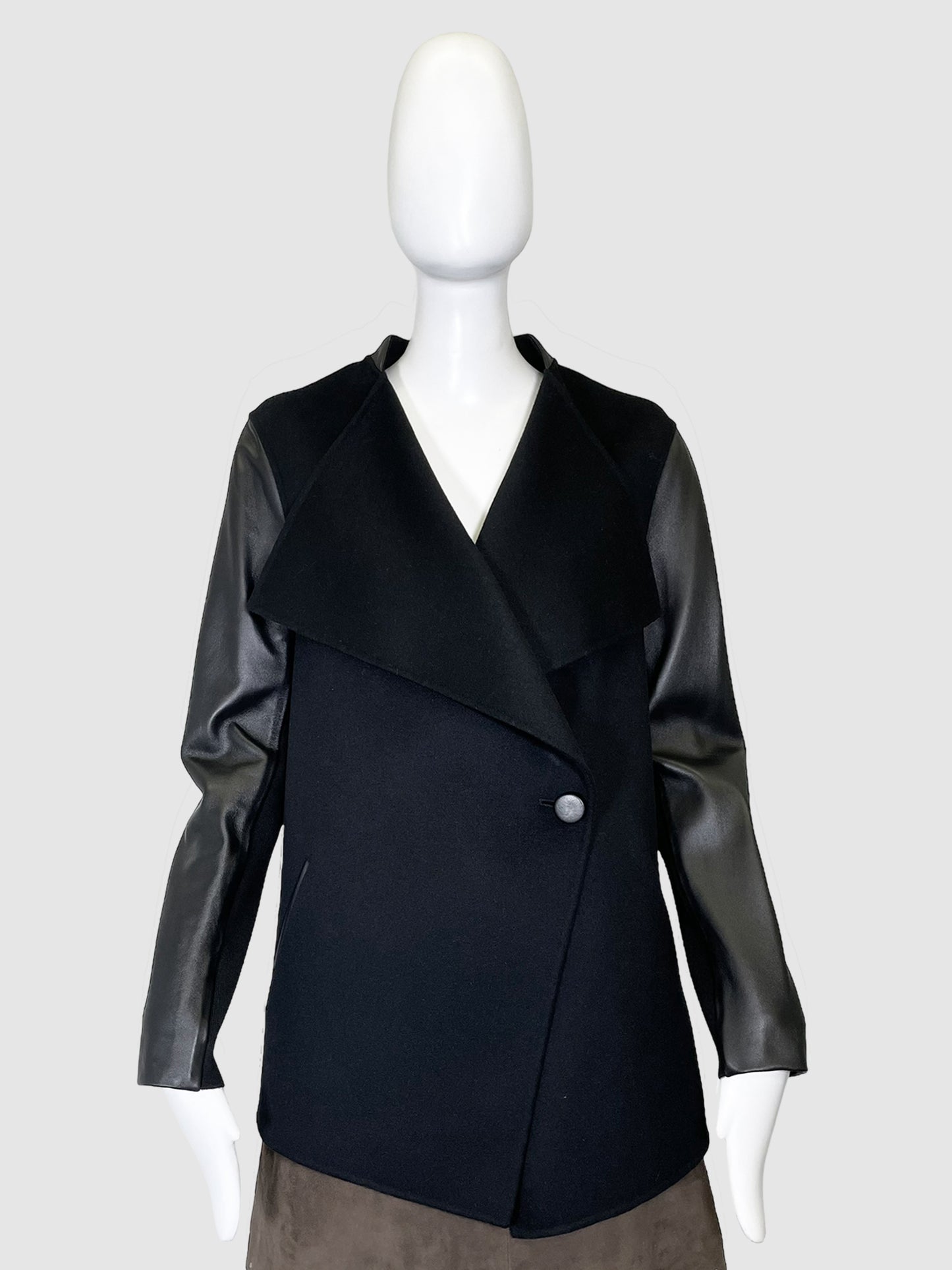 Wool Crossover Jacket - Size L