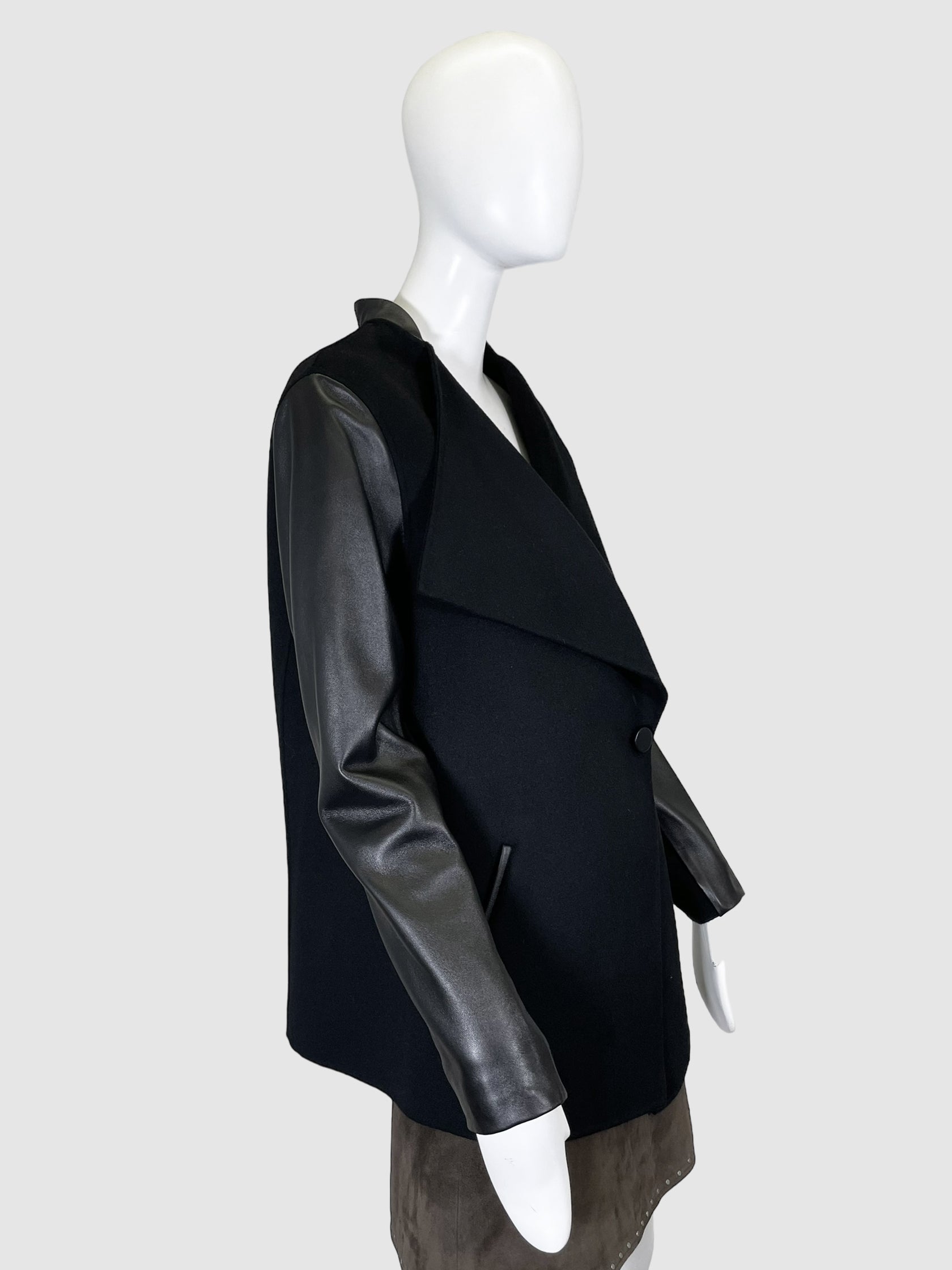 Wool Crossover Jacket - Size L