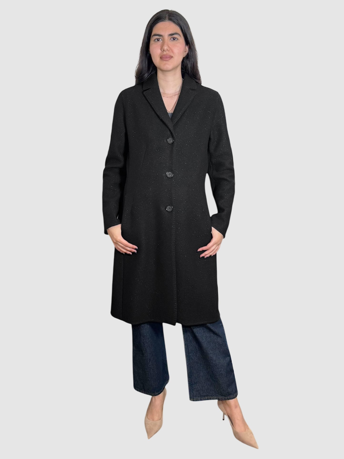 Wool Button-Up Coat