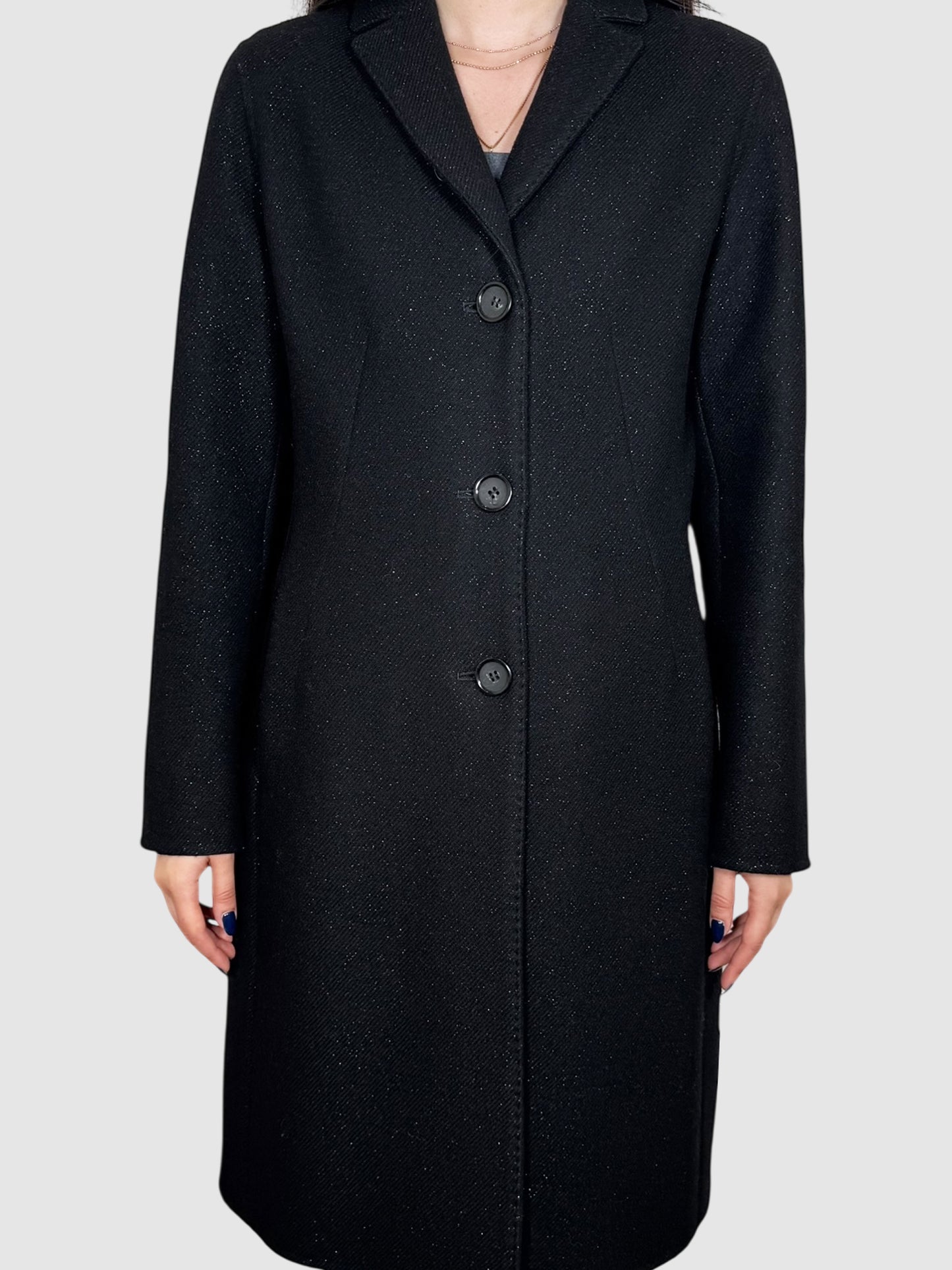 Wool Button-Up Coat