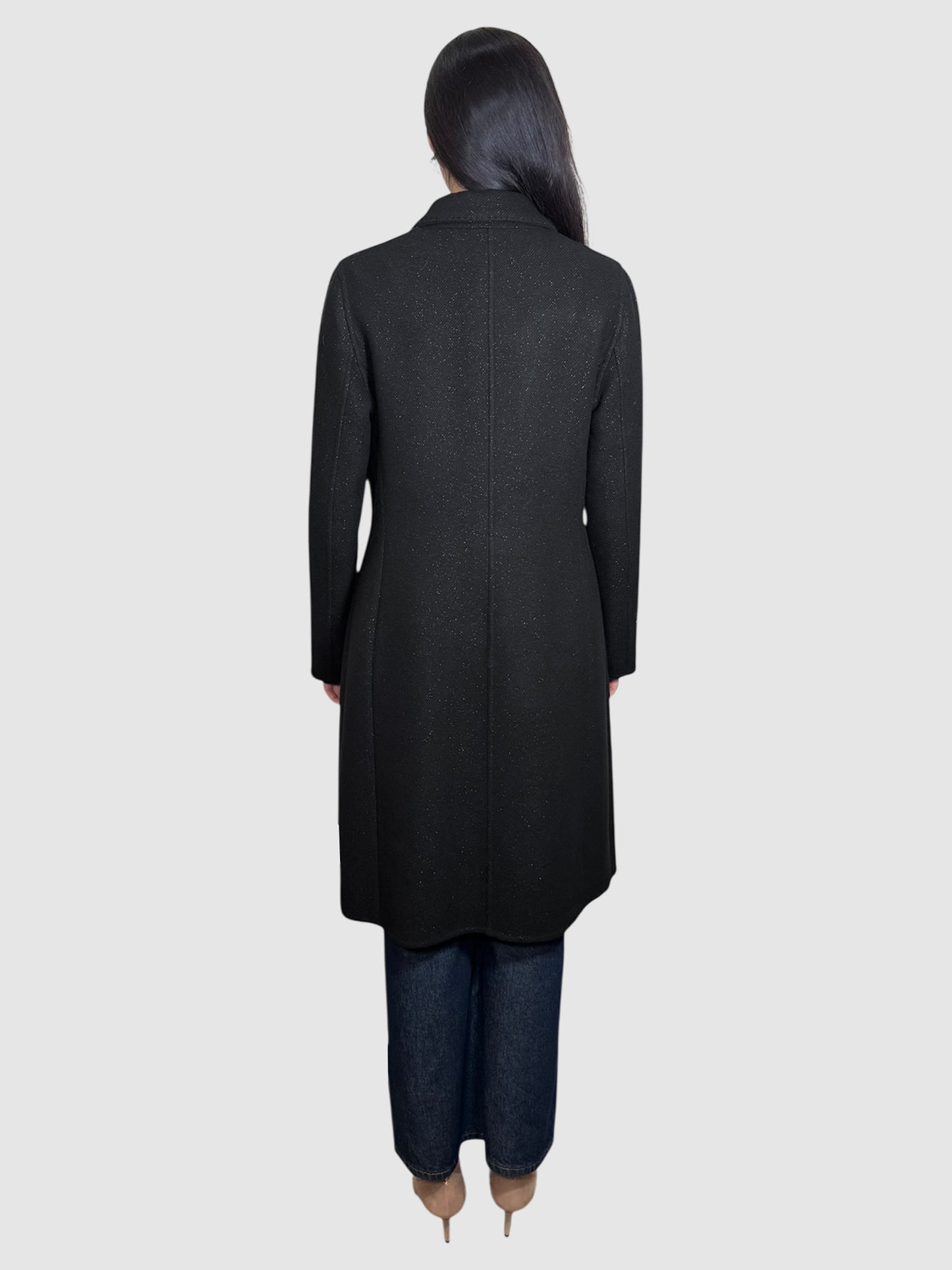 Wool Button-Up Coat