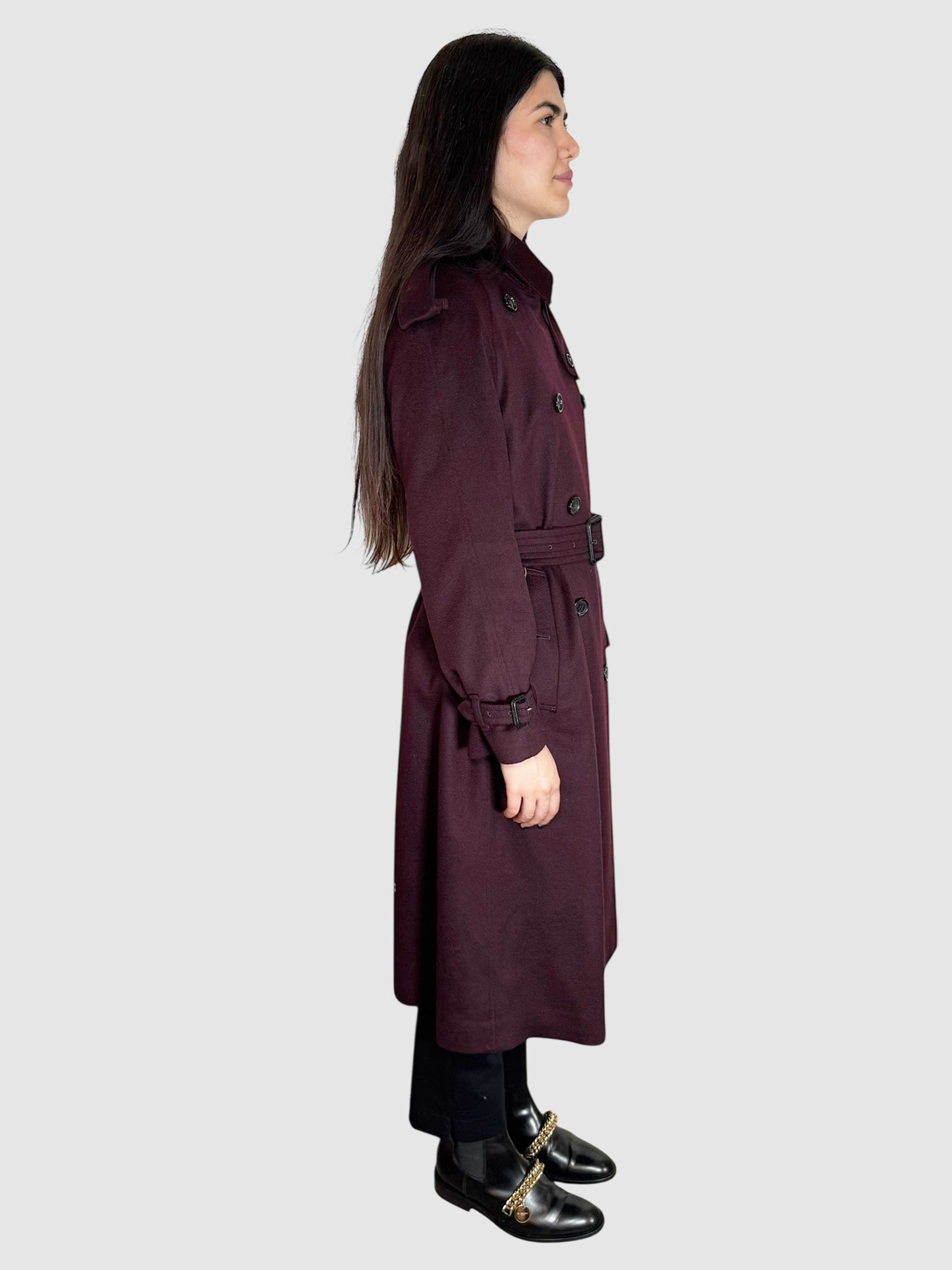 Cashmere Double-Breasted Coat
