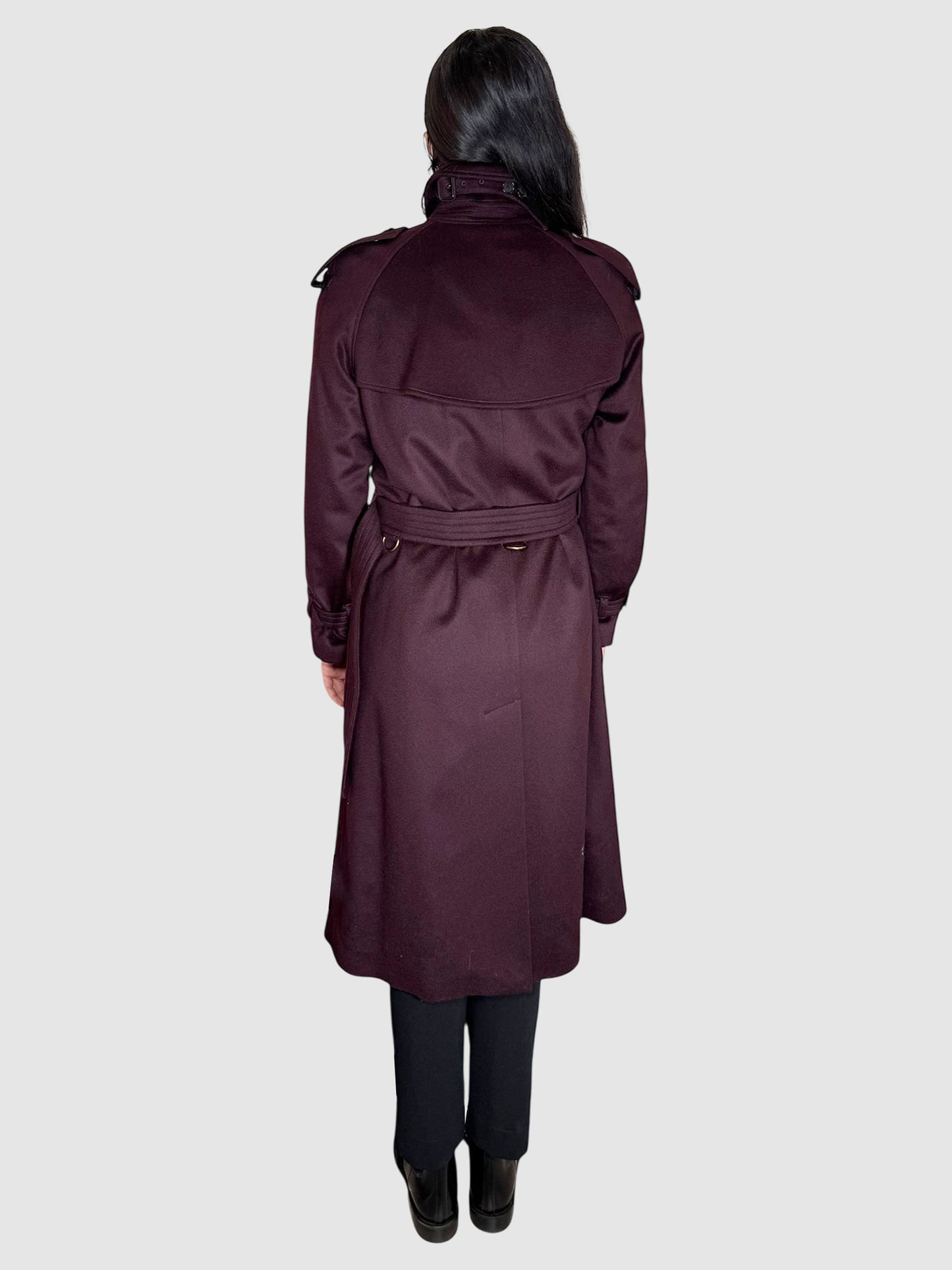 Cashmere Double-Breasted Coat