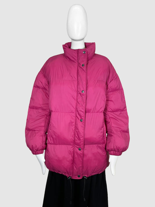 Quilted Puffer Coat - Size 34