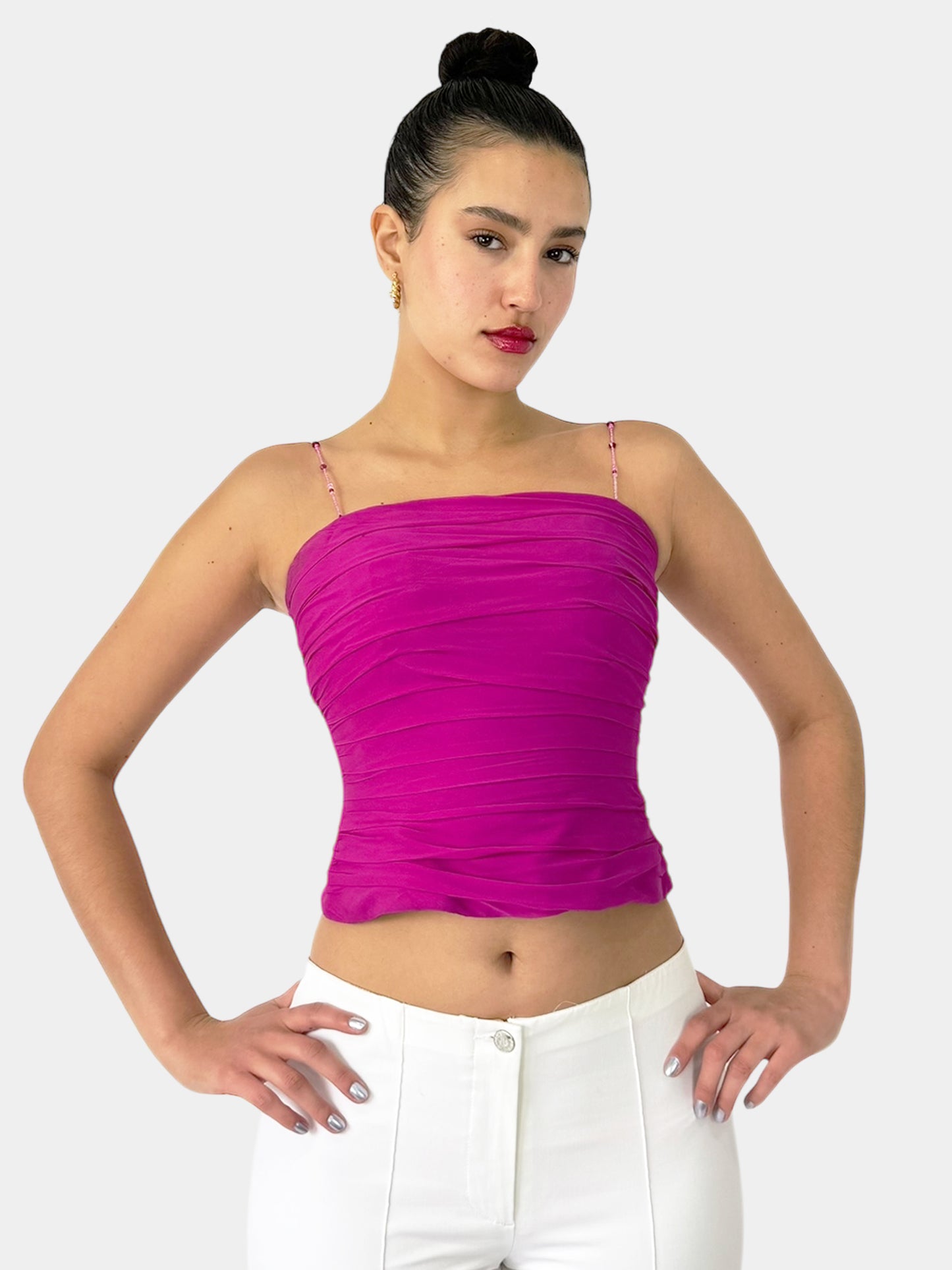 Ruched Corset Top - Size 4