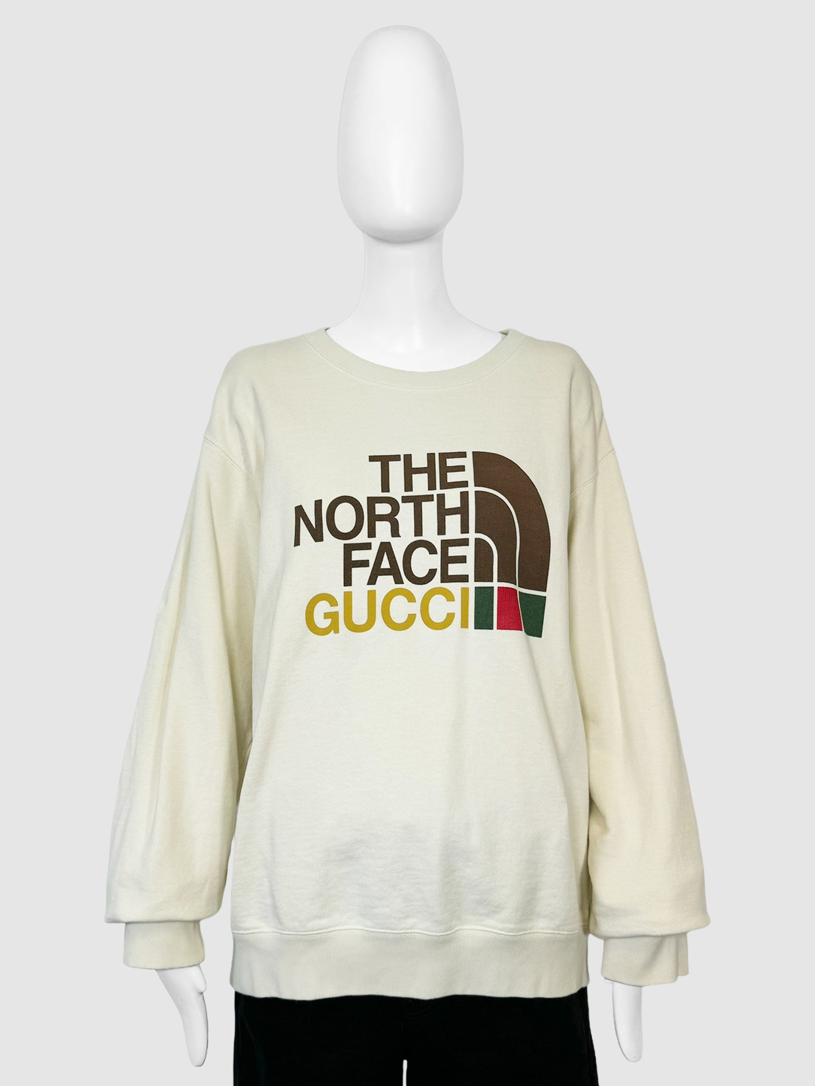 Gucci white face sweater best sale