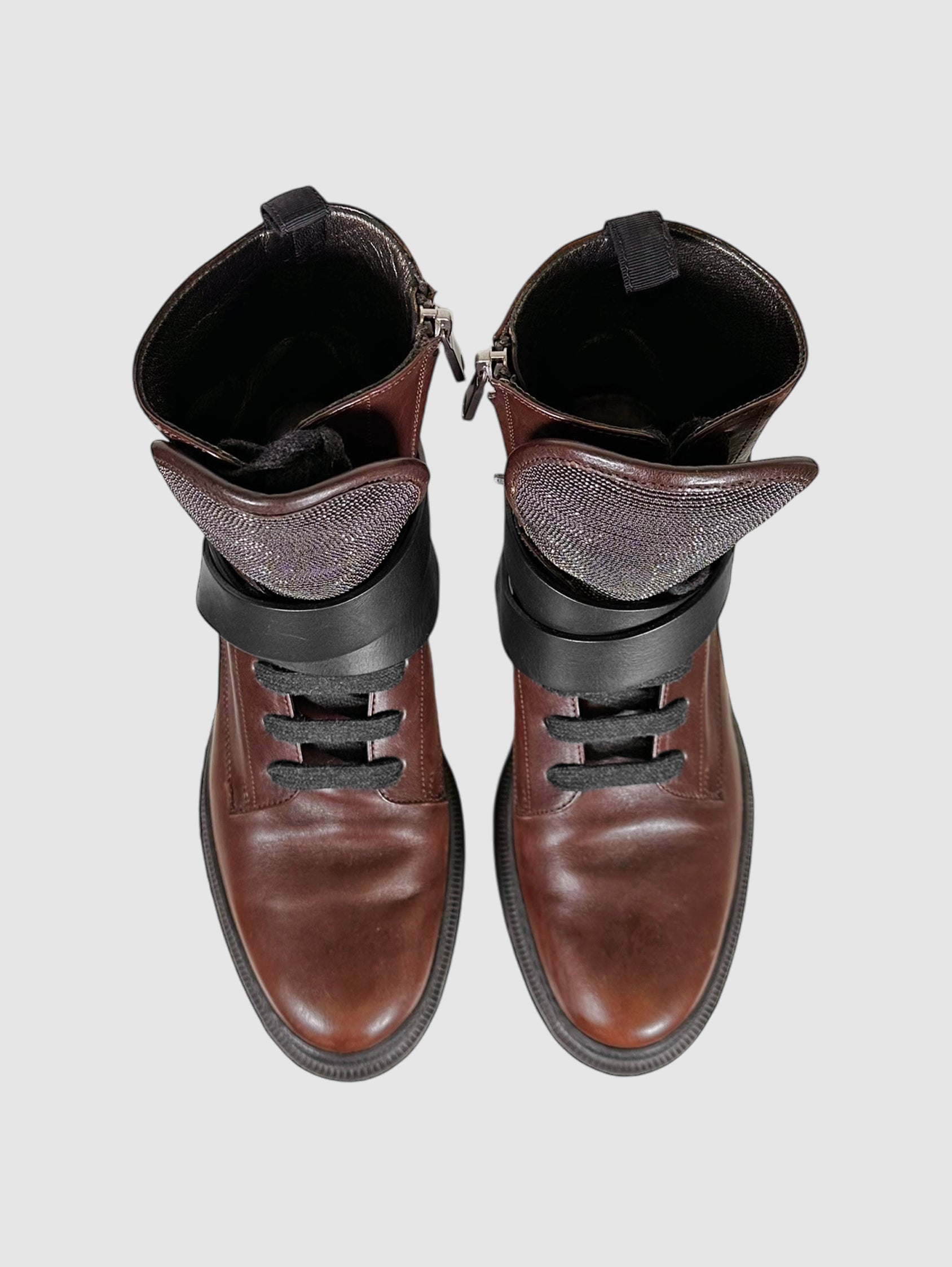 Strapped Monili Ankle Boots - Size 39