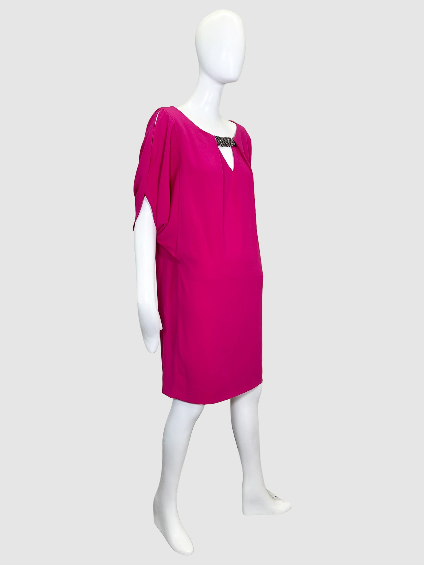 Beaded Accent Mini Dress - Size 12
