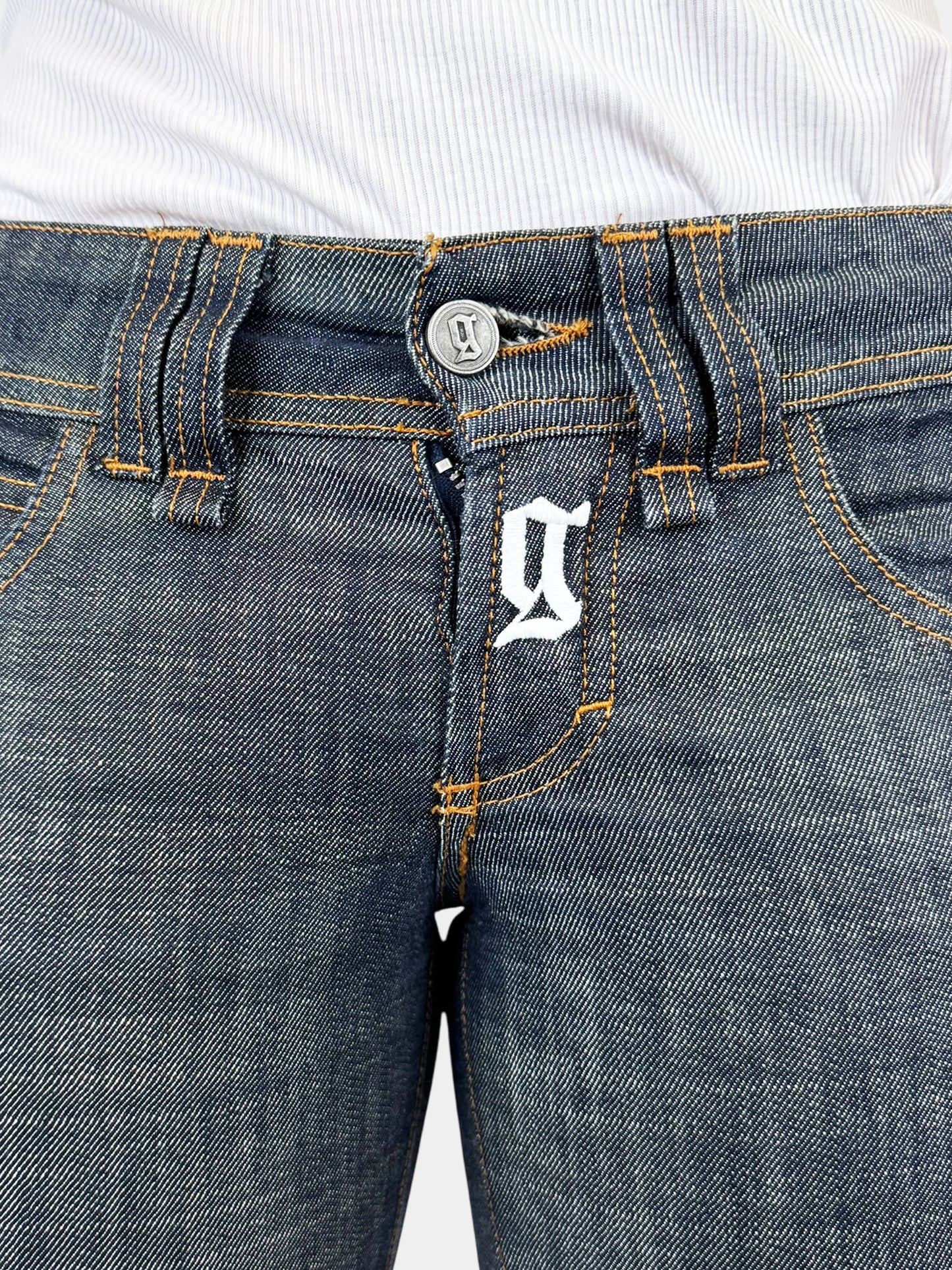 Dark Wash Low Rise Jeans