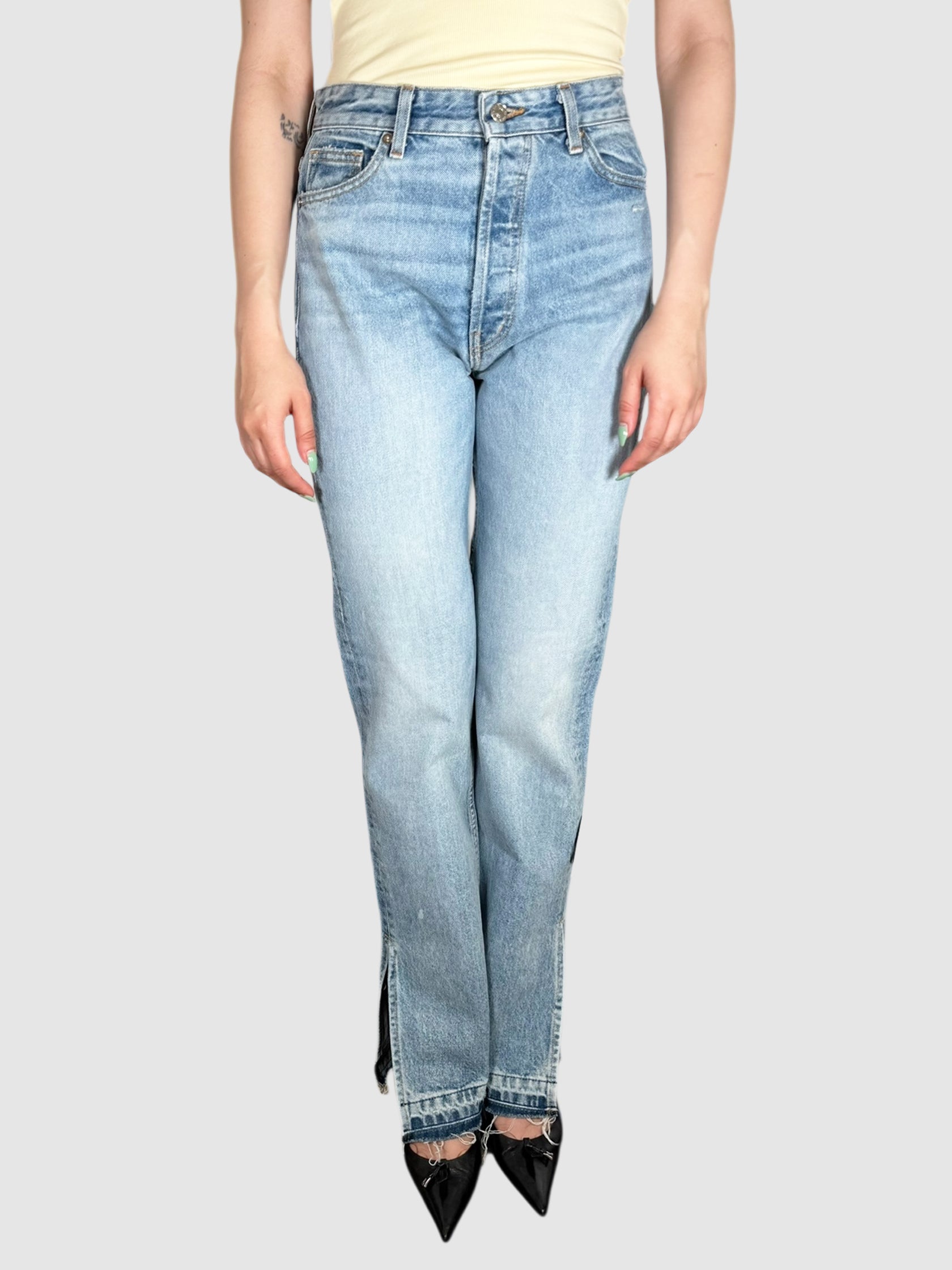 Split Hem Jeans
