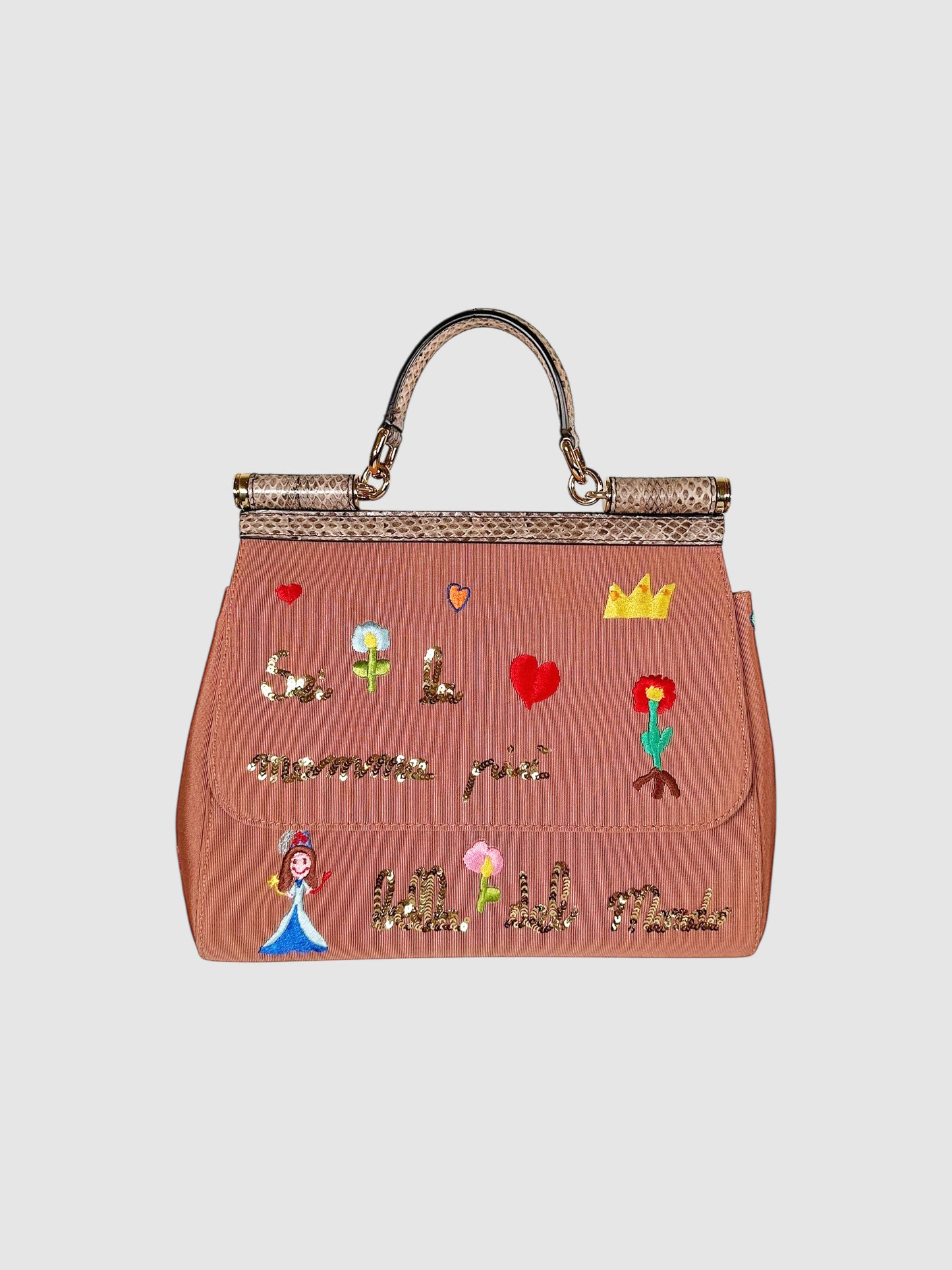 Embroidered Sicily Bag